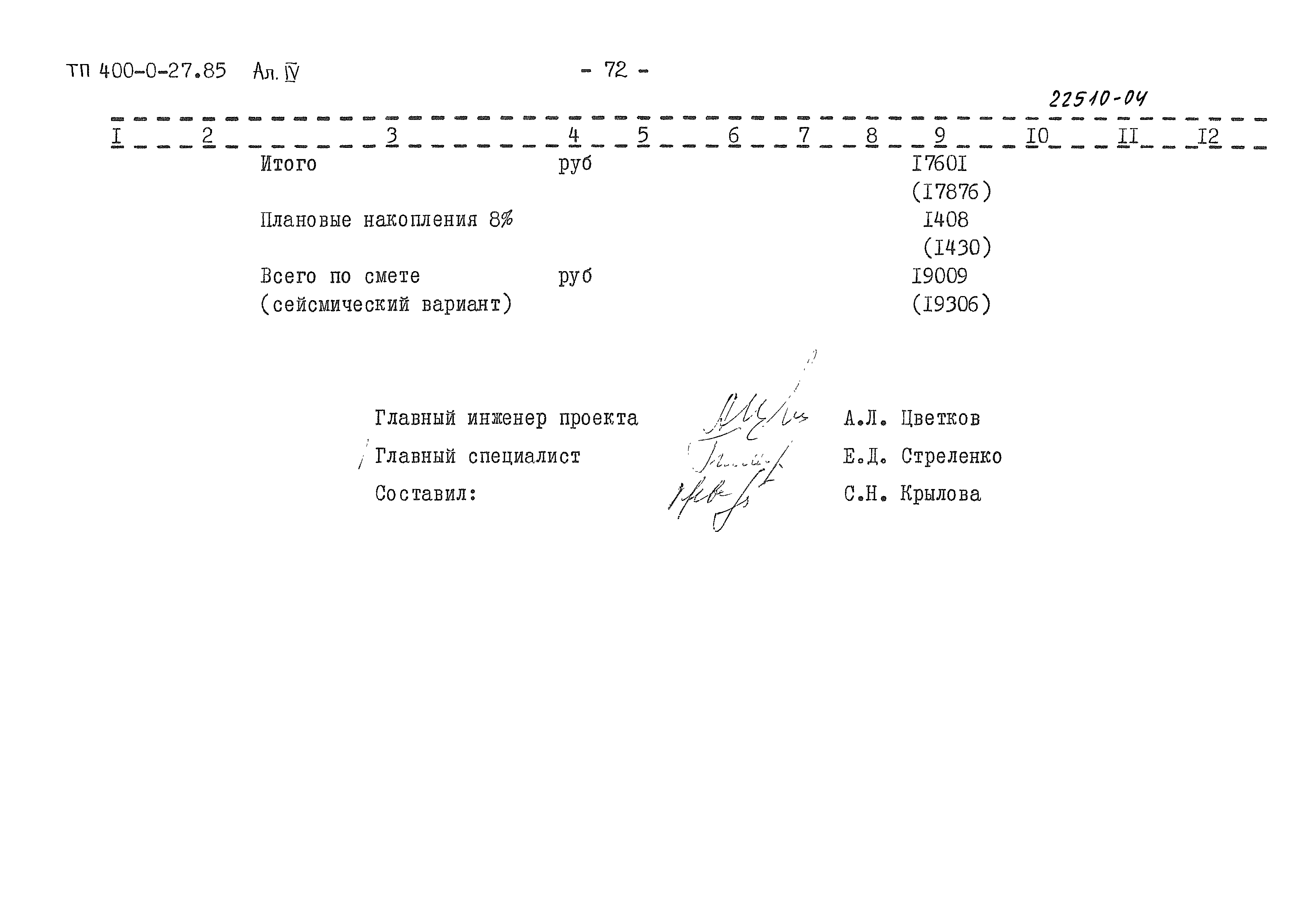 Типовые проектные решения 400-0-27.85