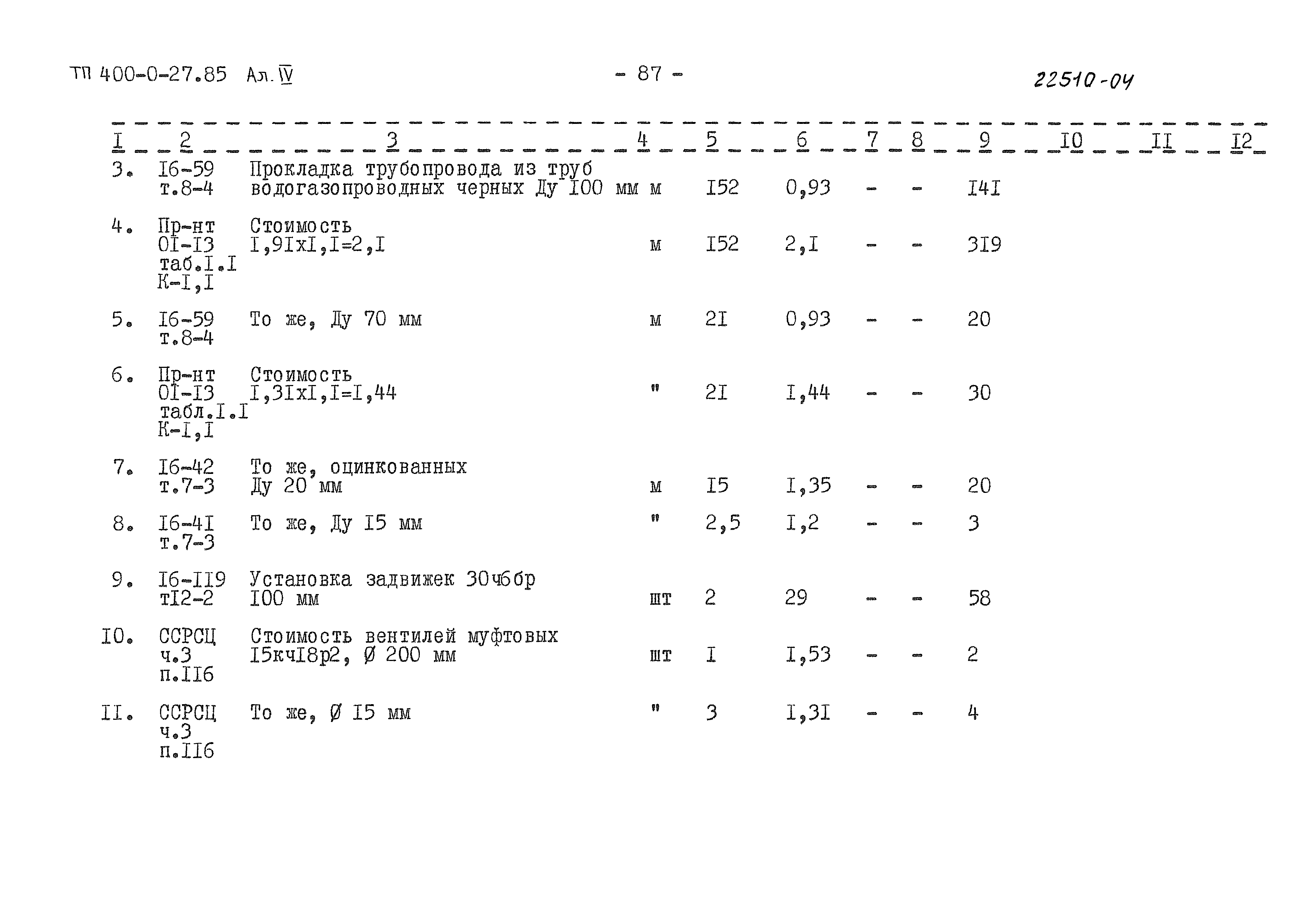 Типовые проектные решения 400-0-27.85