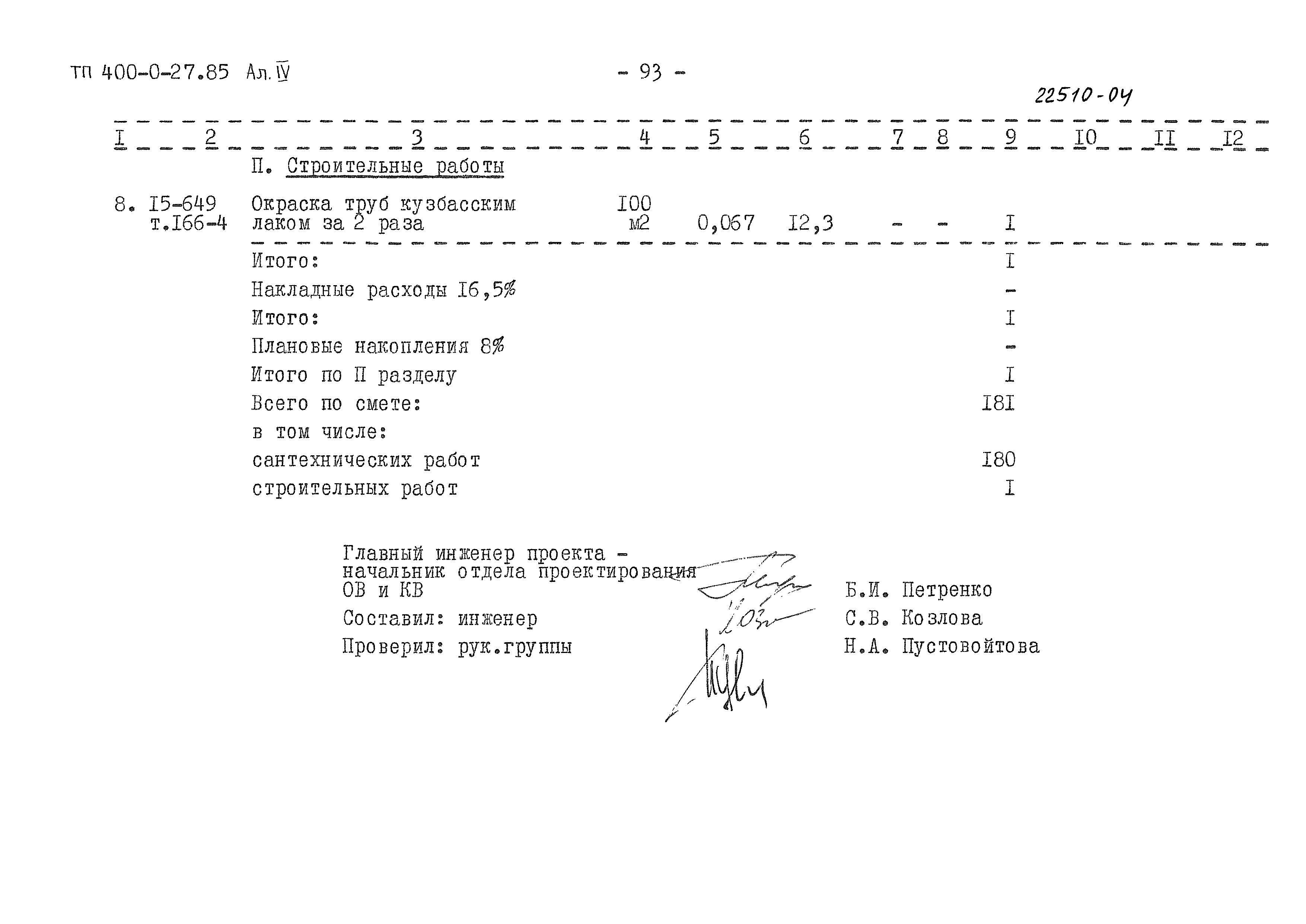 Типовые проектные решения 400-0-27.85