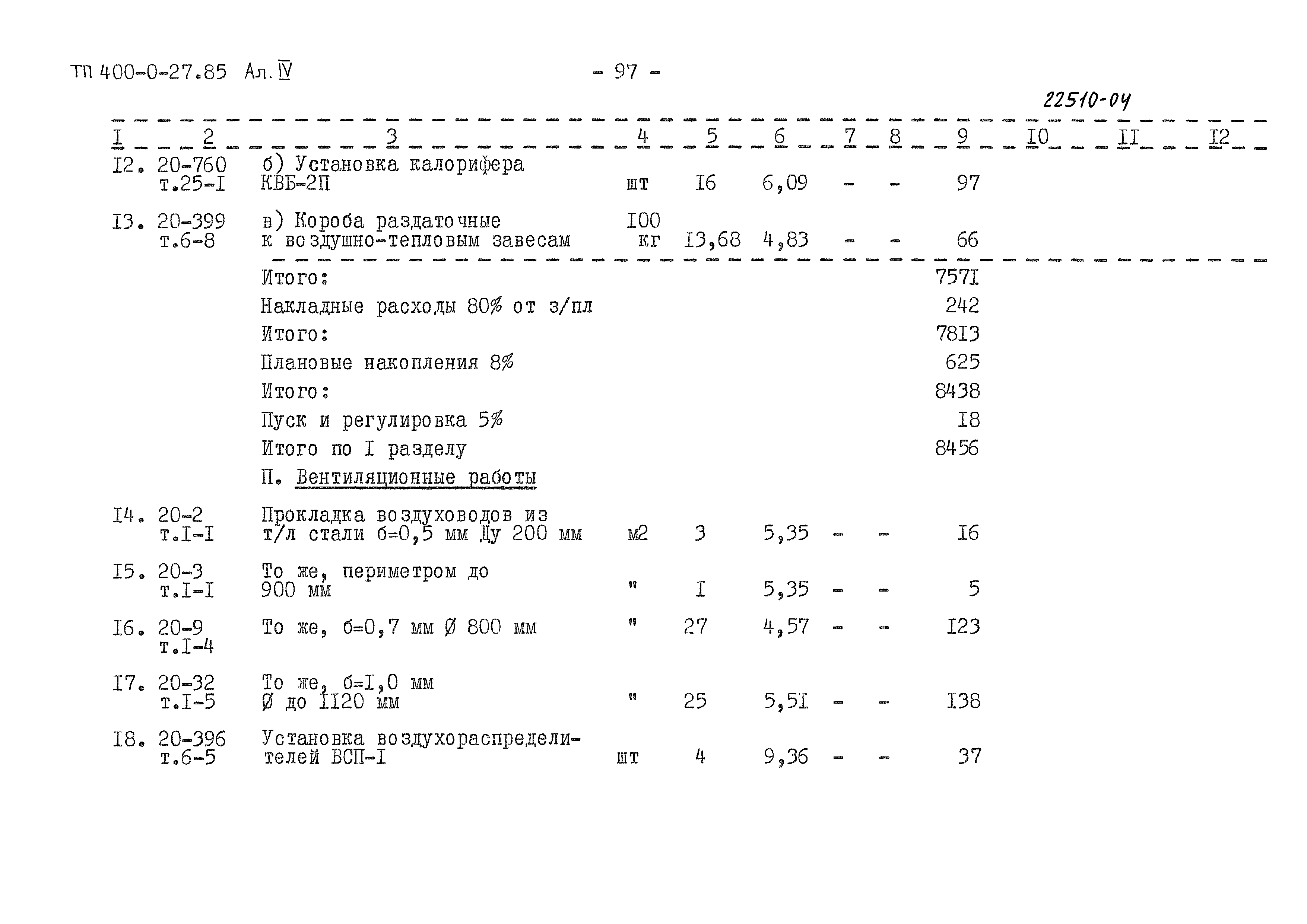 Типовые проектные решения 400-0-27.85