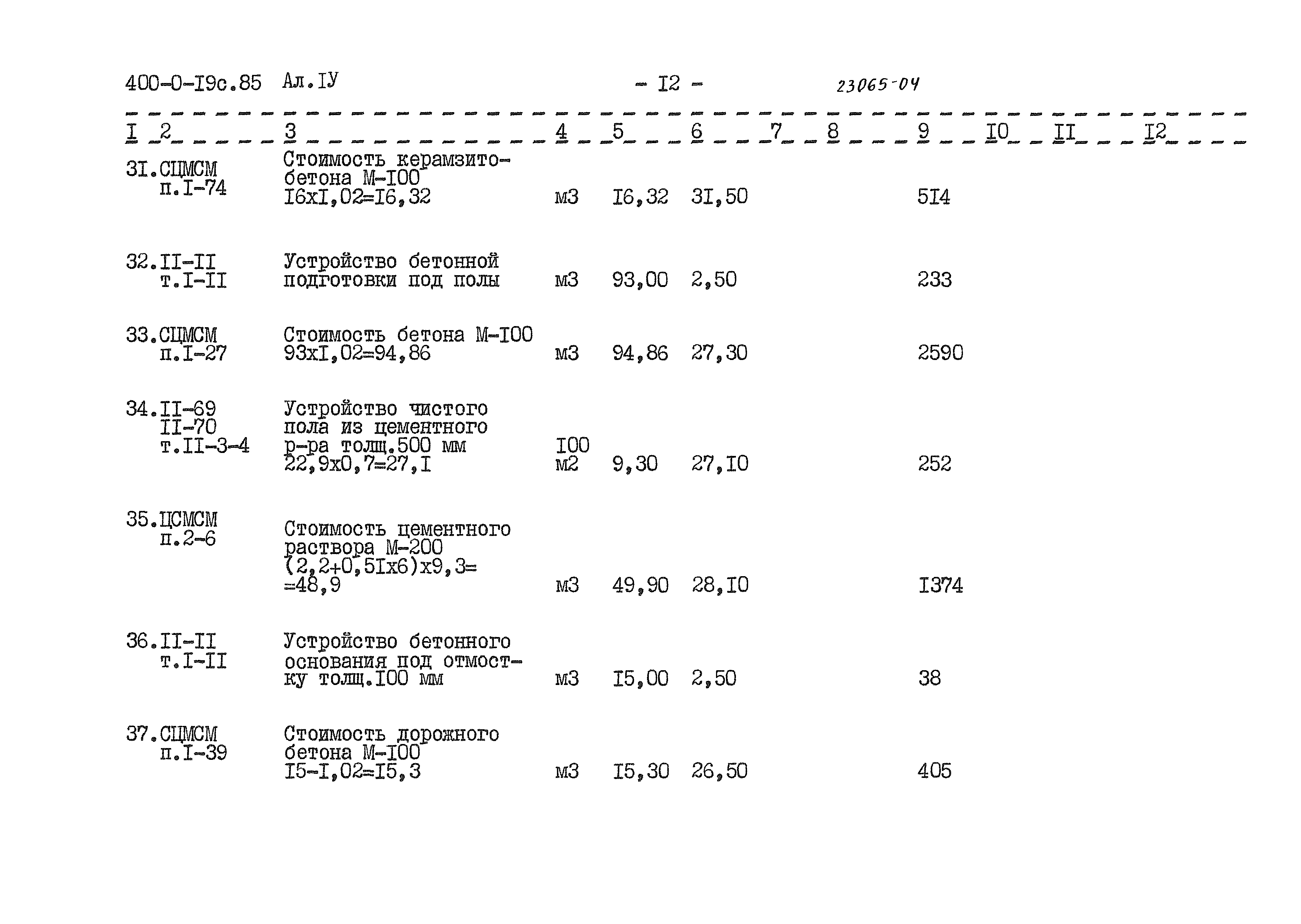 Типовые проектные решения 400-0-19с.85