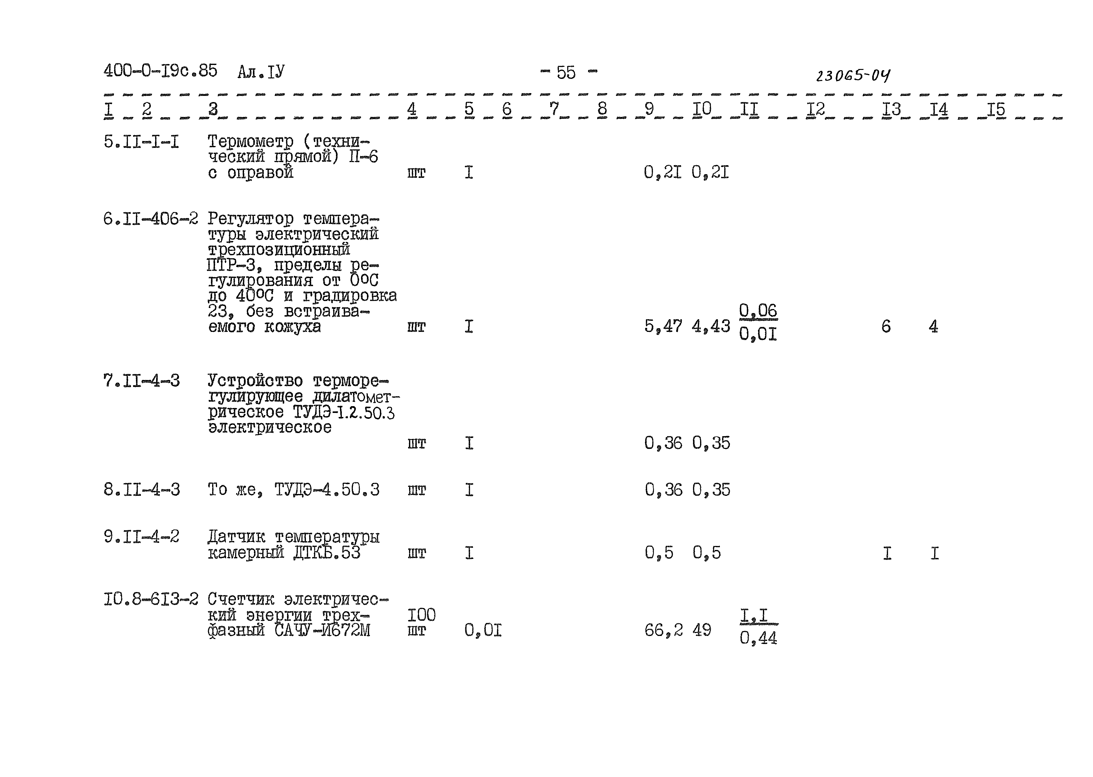 Типовые проектные решения 400-0-19с.85