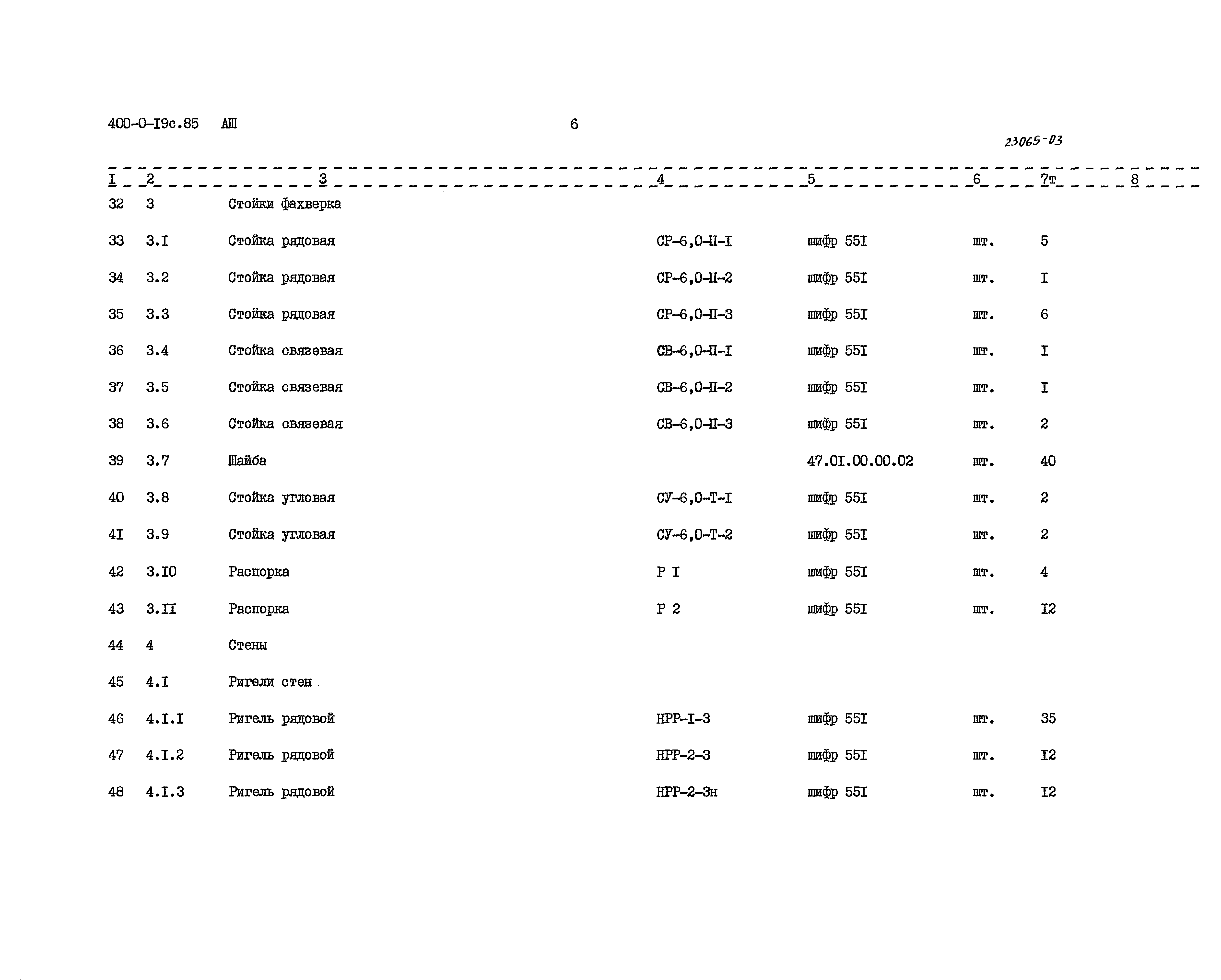 Типовые проектные решения 400-0-19с.85