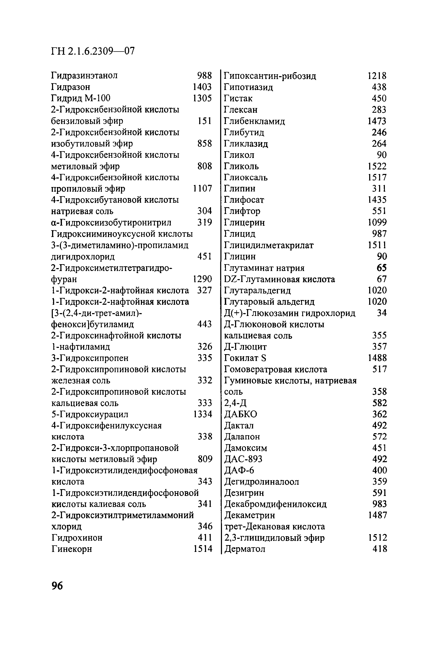 ГН 2.1.6.2309-07