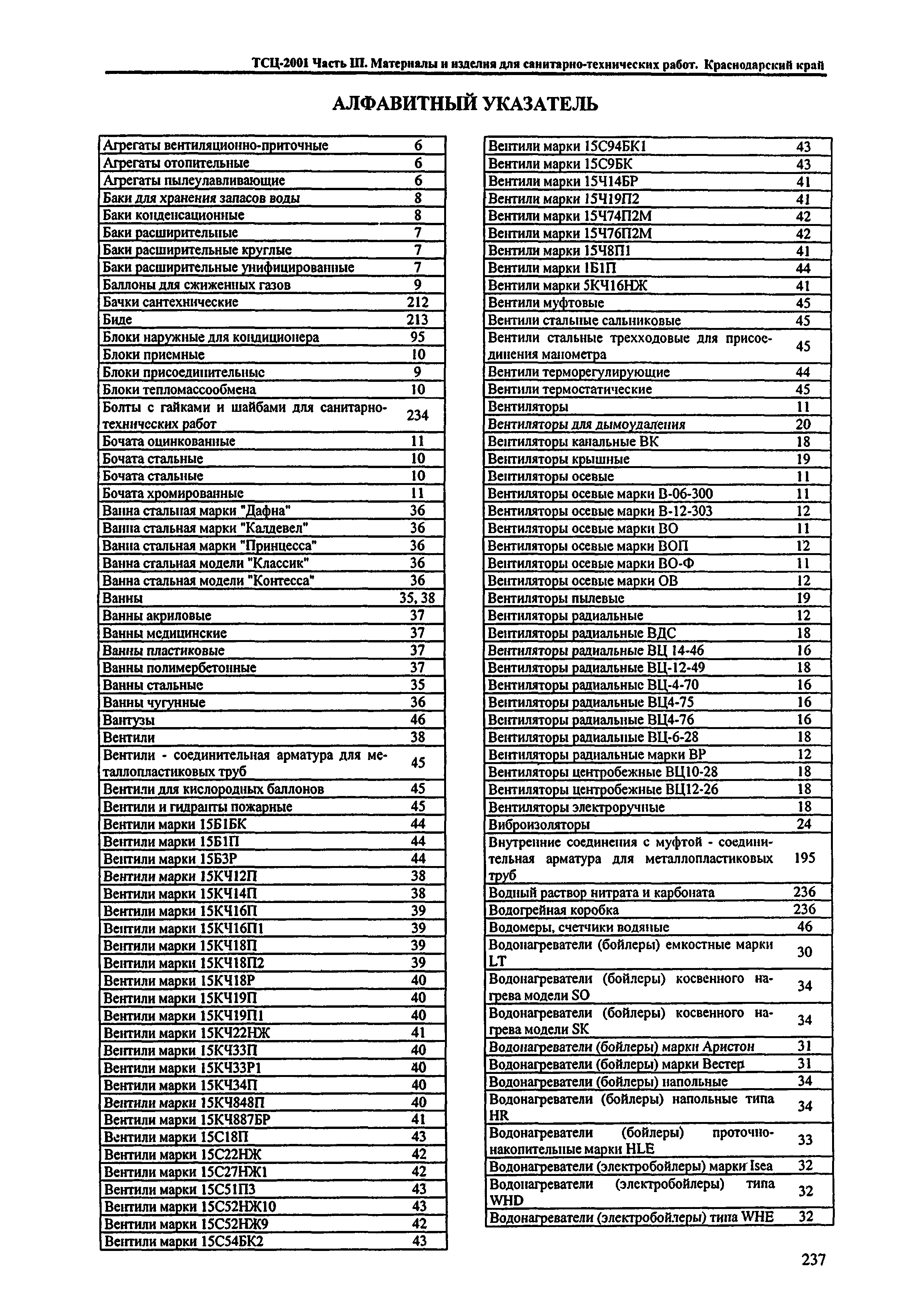 ТСЦ Краснодарский край 81-01-2001