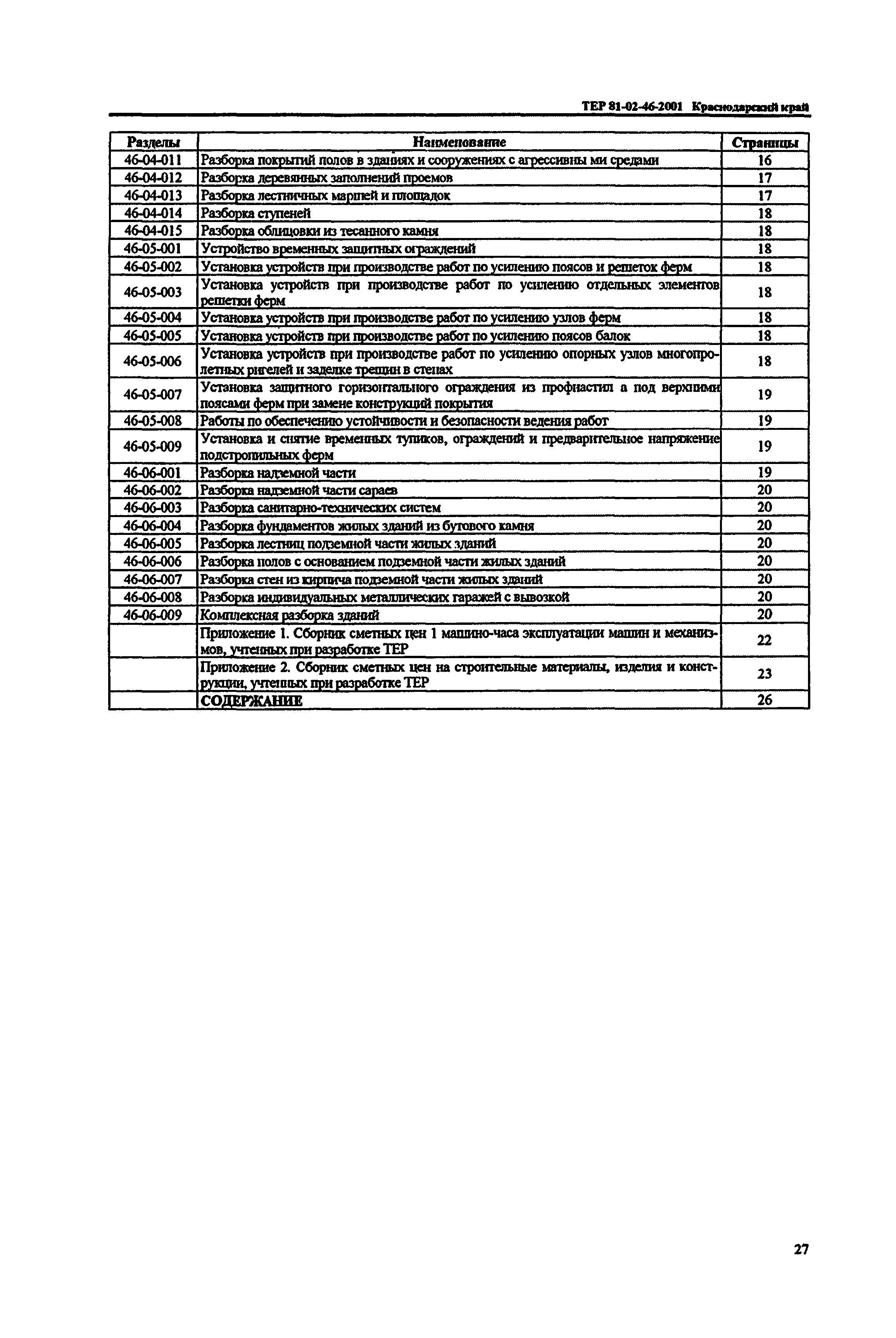 ТЕР Краснодарский край 2001-46