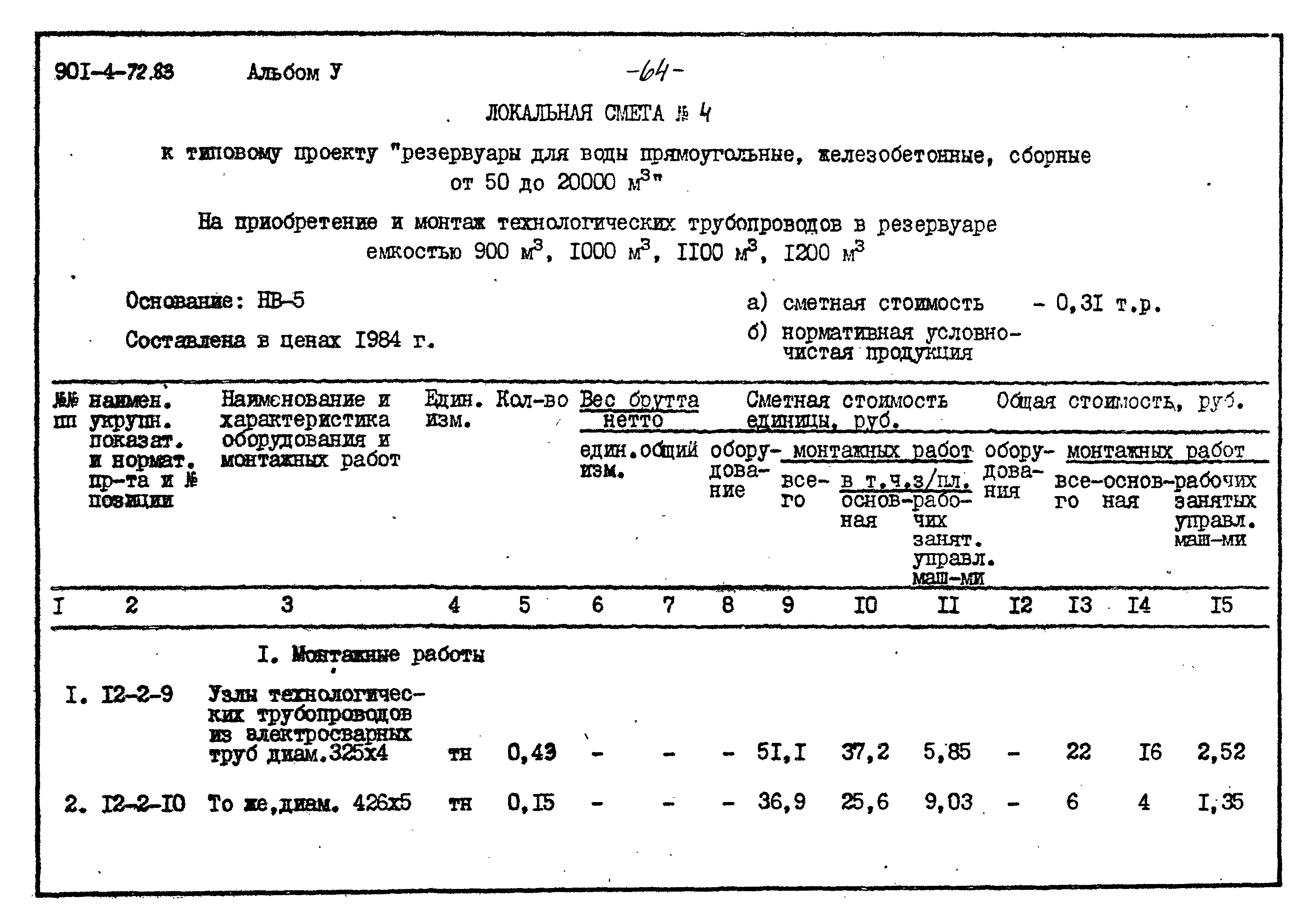 Типовой проект 901-4-72.83