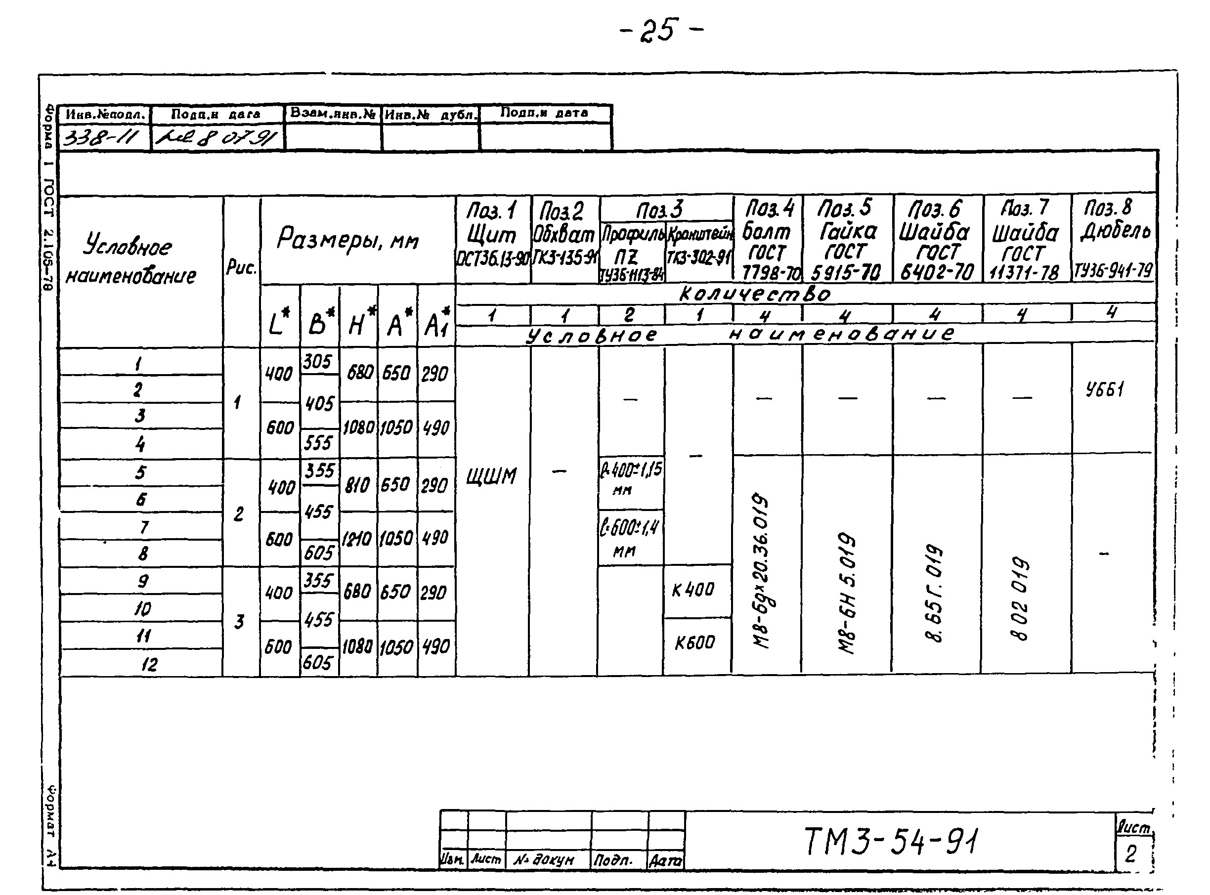 СТМ 3-21-91