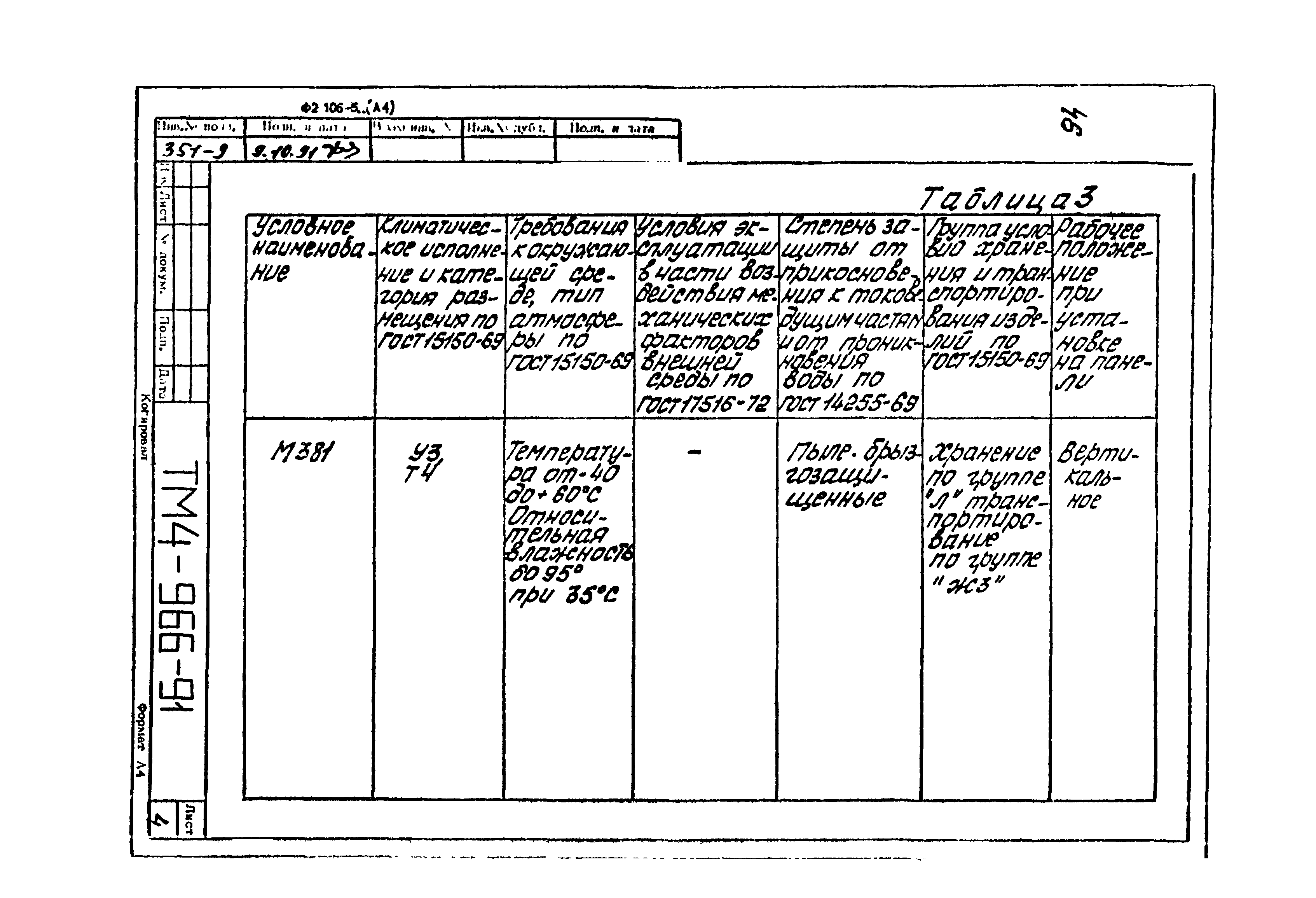 СТМ 4-17-91