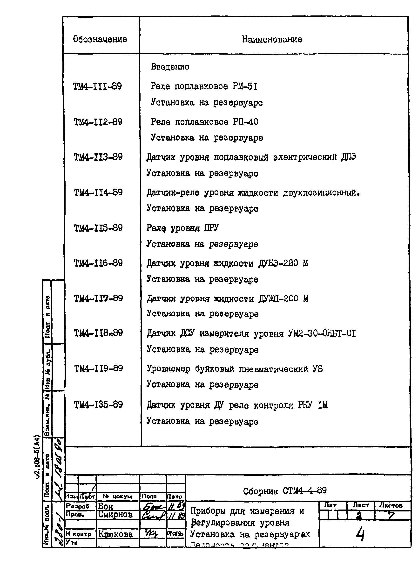 СТМ 4-4-89