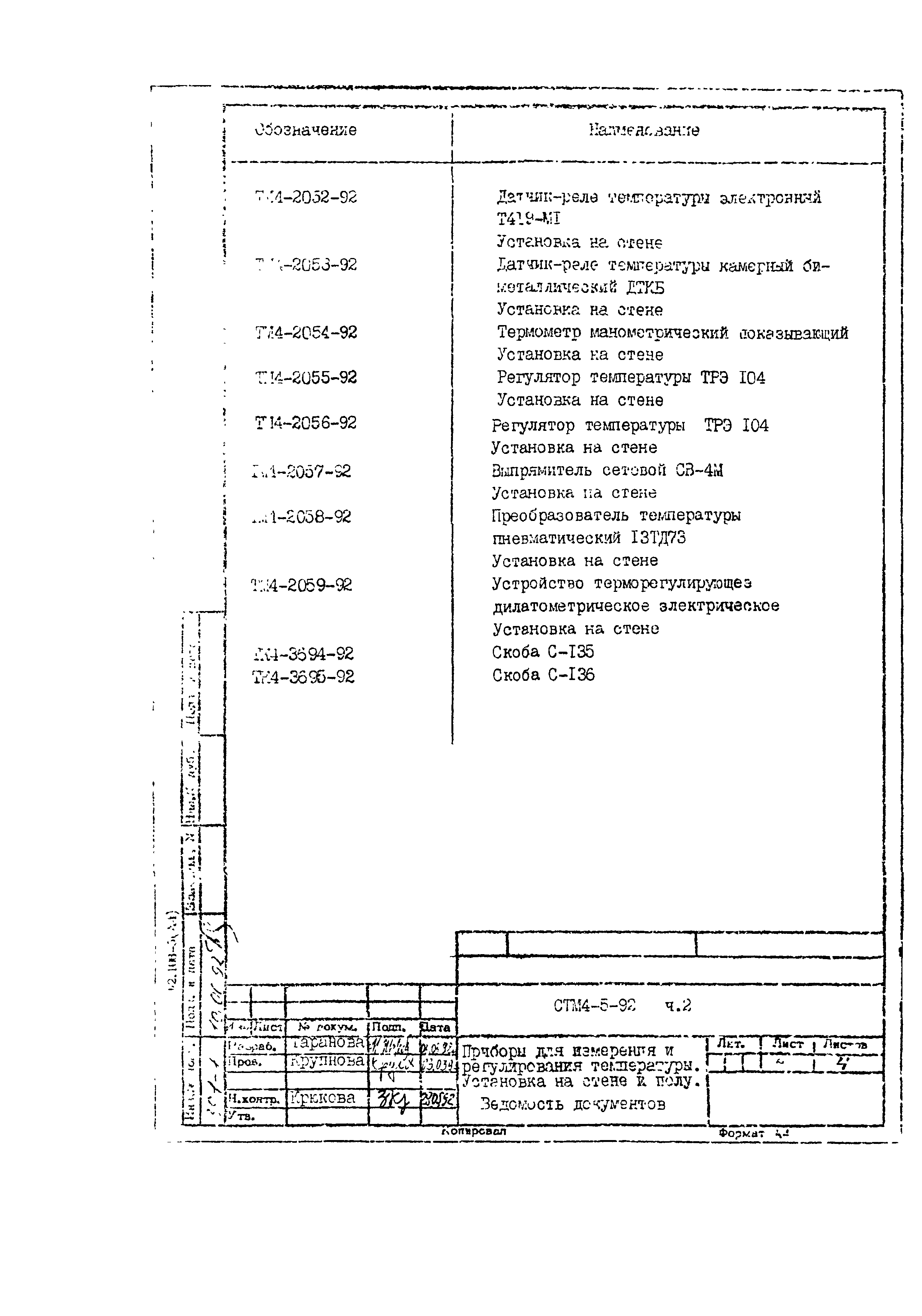 СТМ 4-5-92