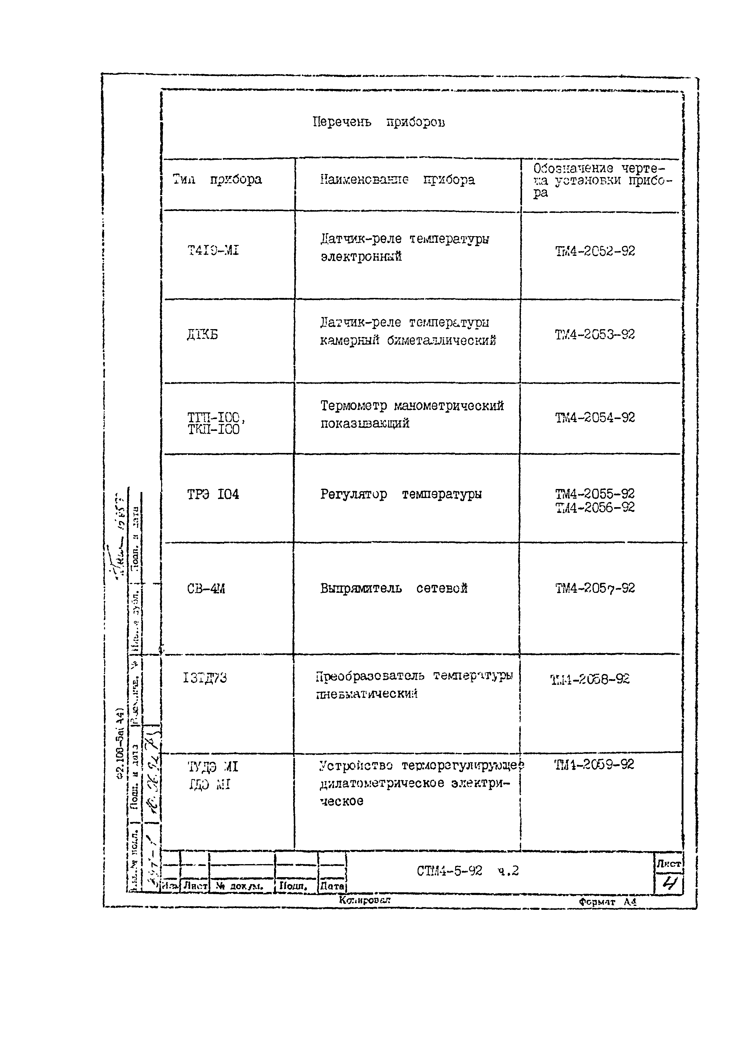 СТМ 4-5-92