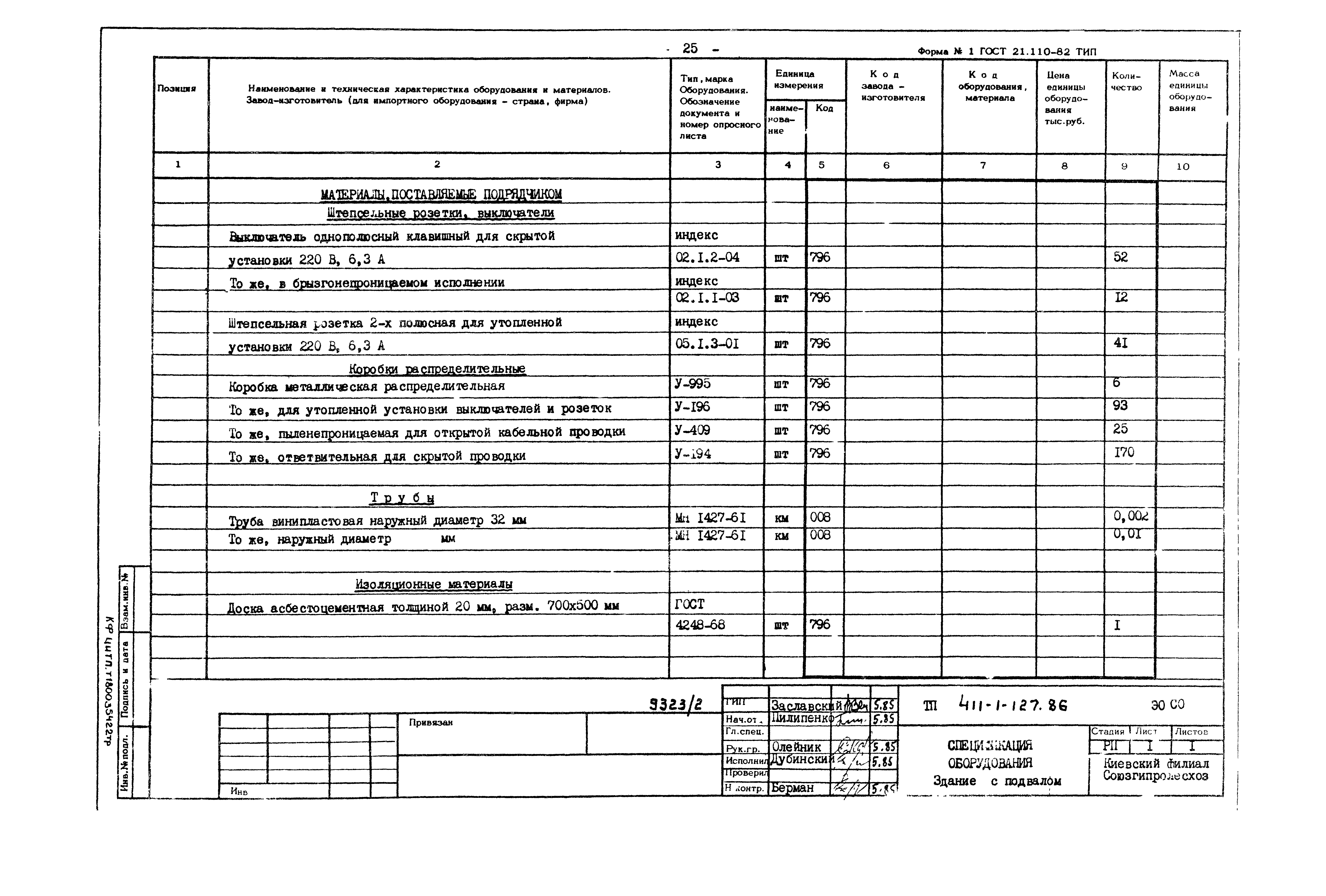 Типовой проект 411-1-127.86