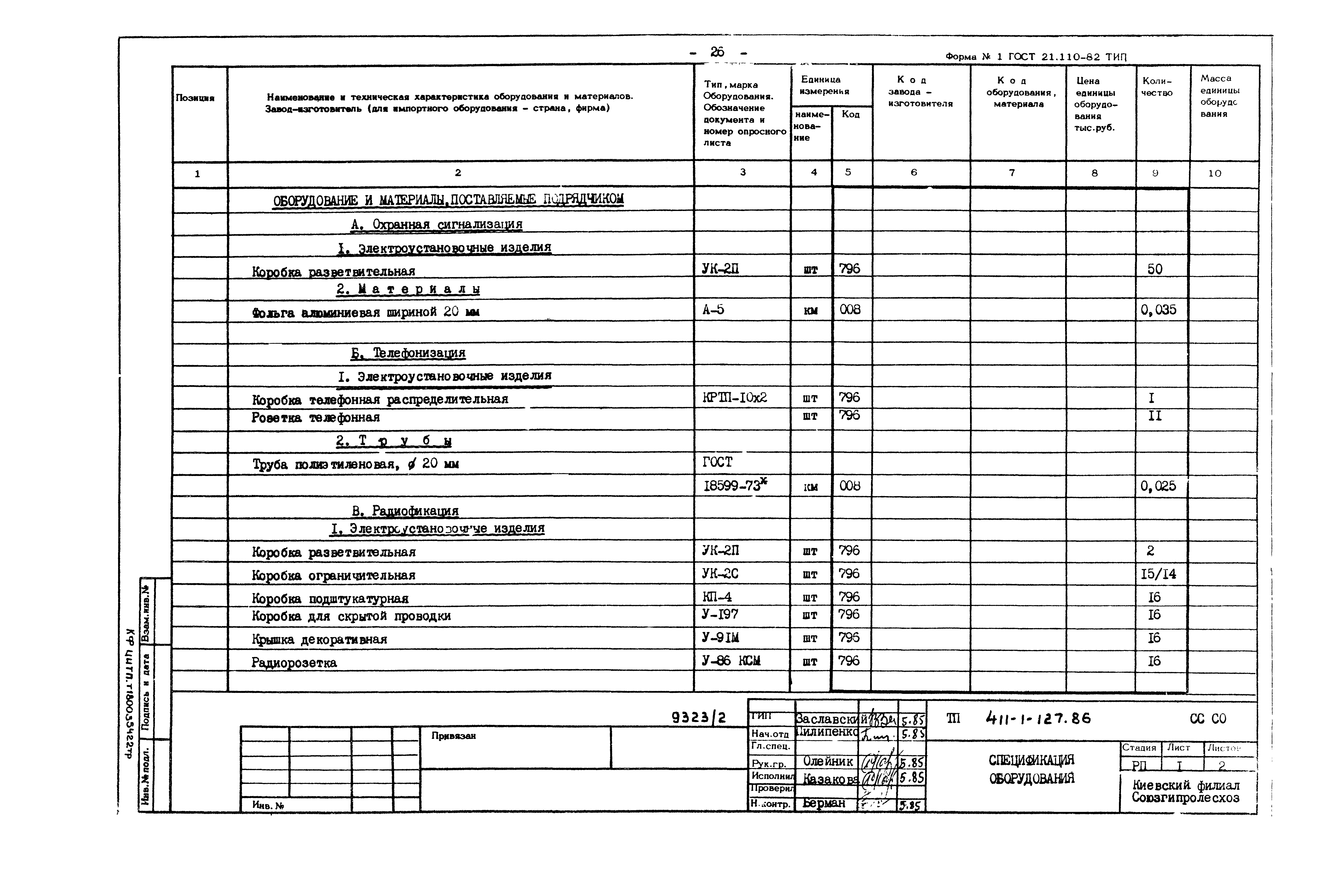 Типовой проект 411-1-127.86