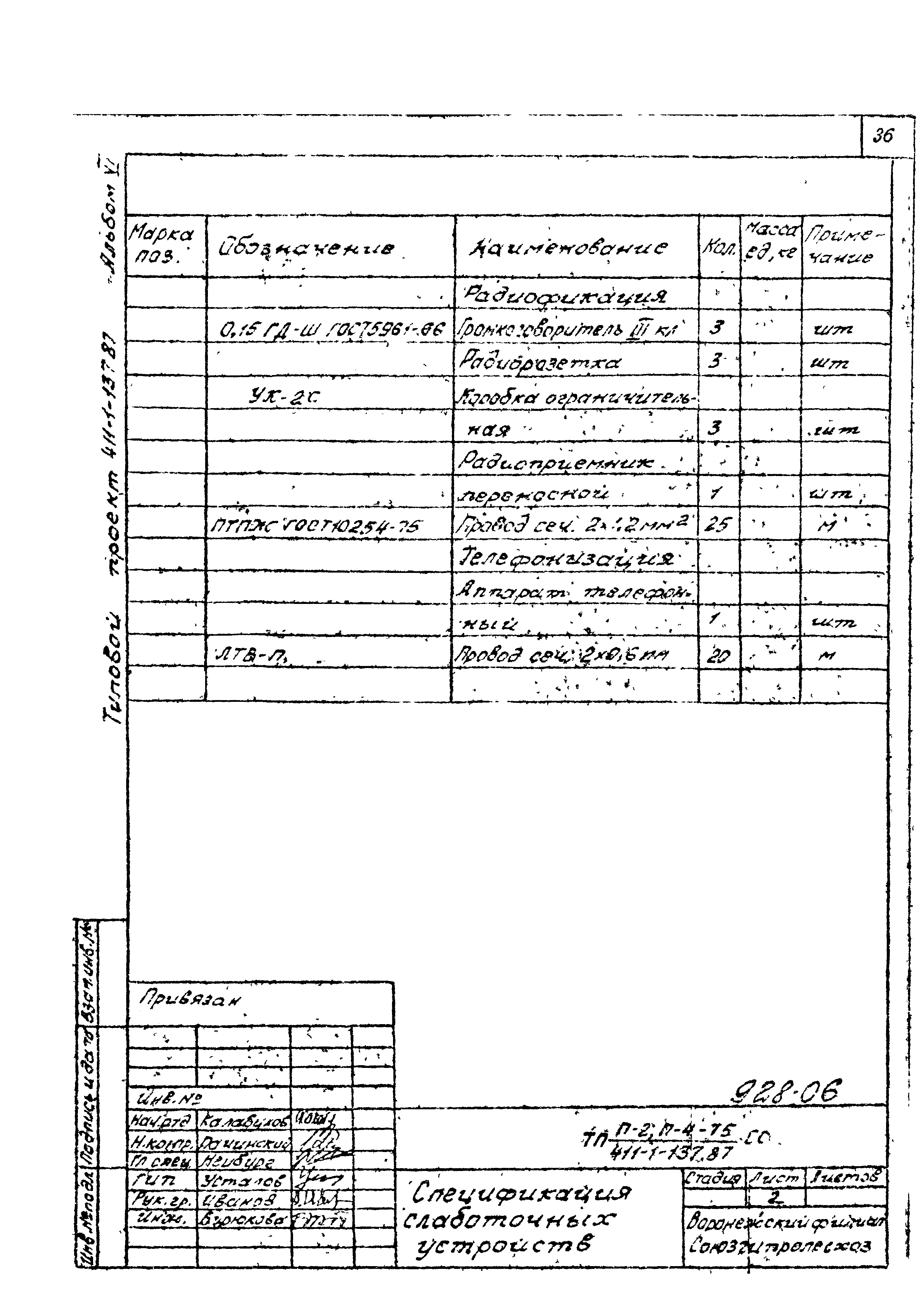 Типовой проект 411-1-137.87