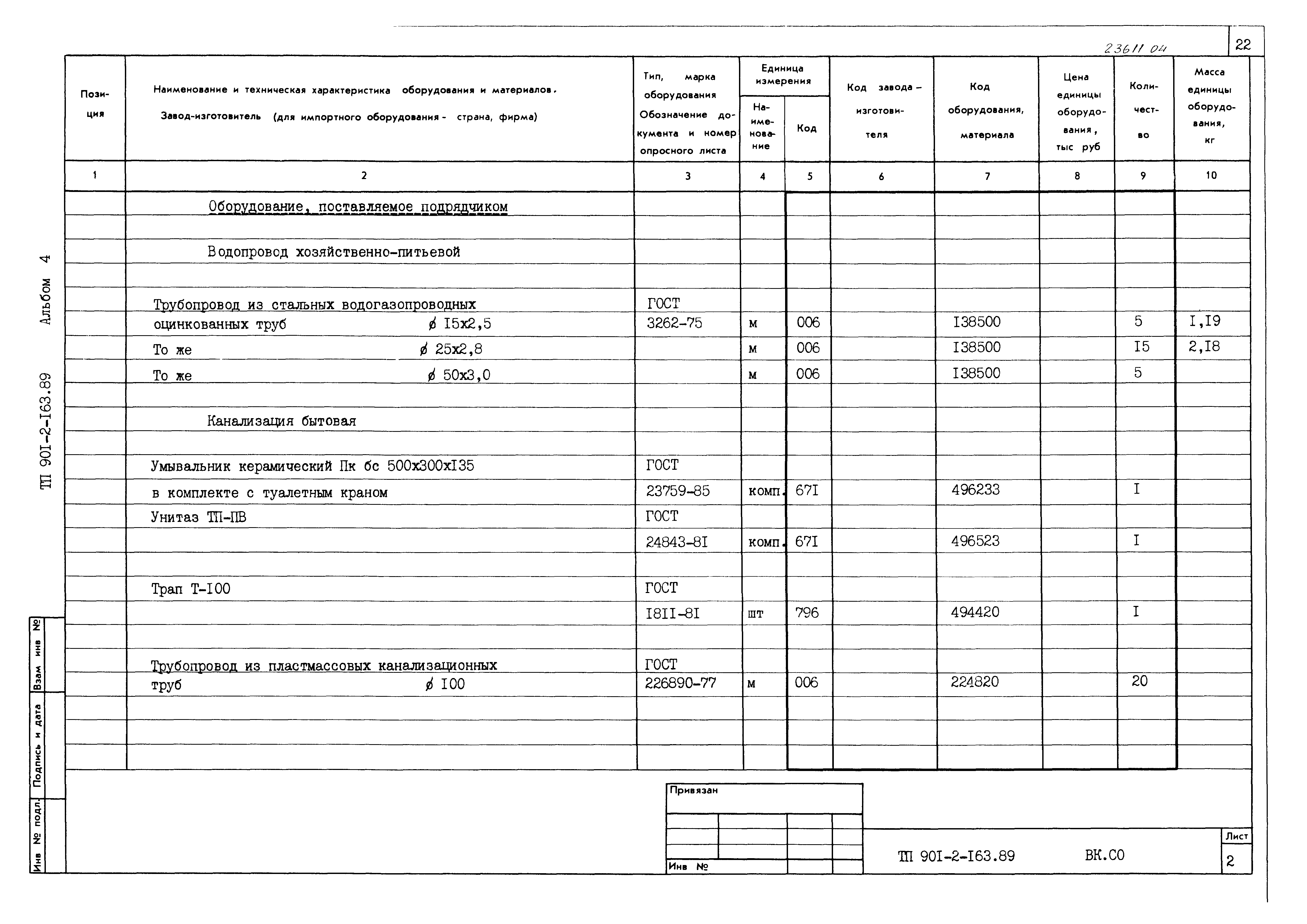 Типовой проект 901-2-163.89
