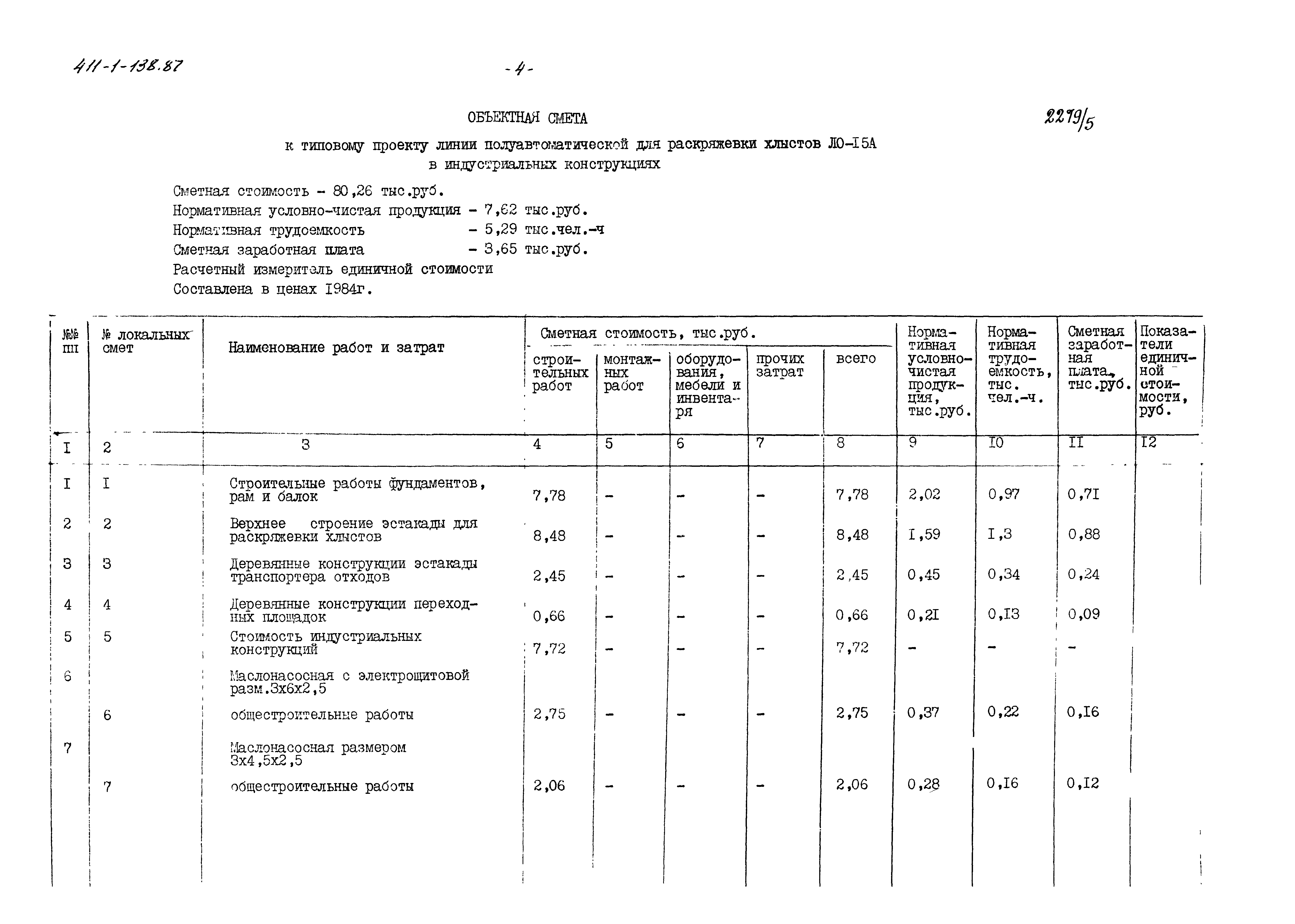 Типовой проект 411-1-138.87