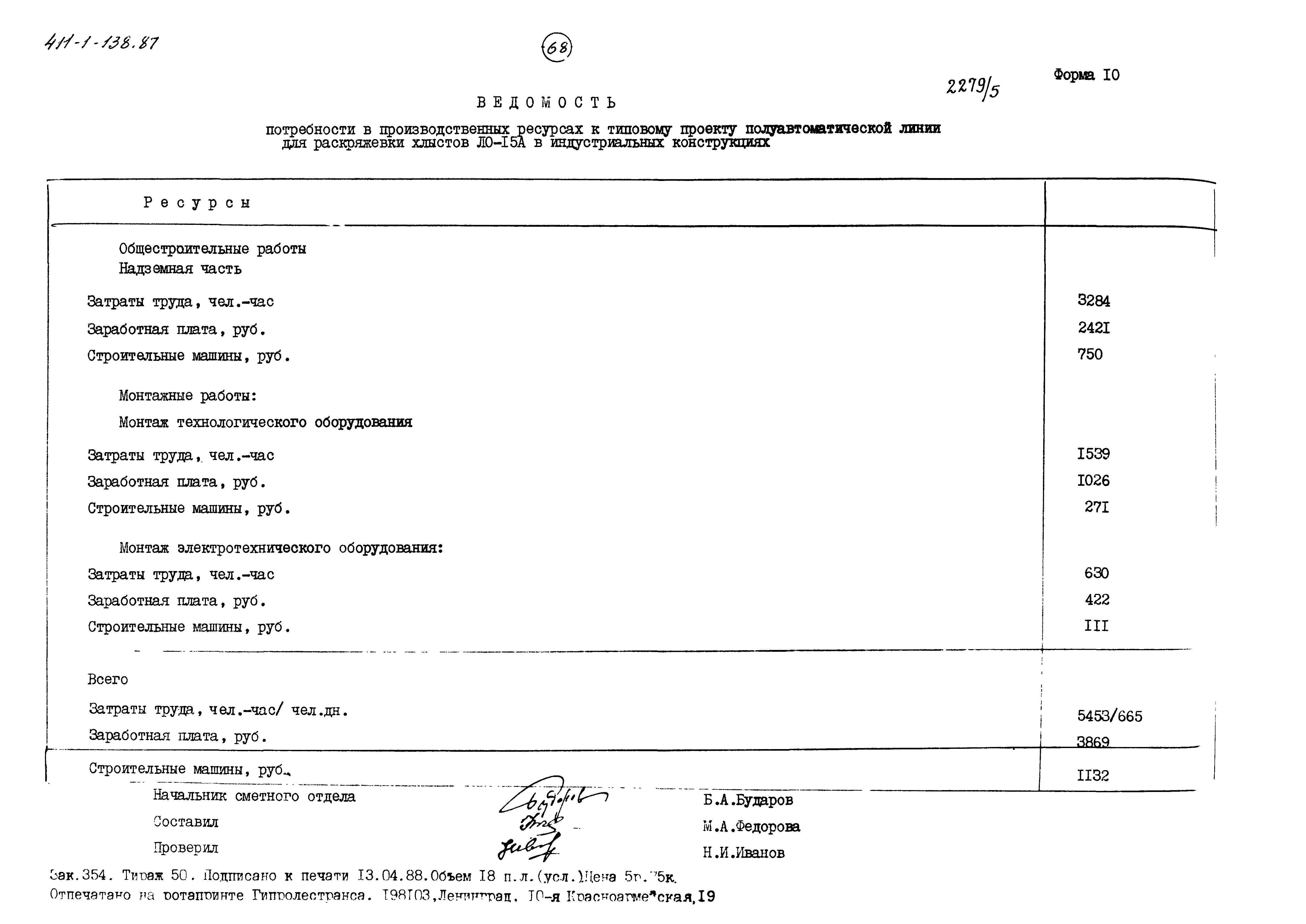 Типовой проект 411-1-138.87