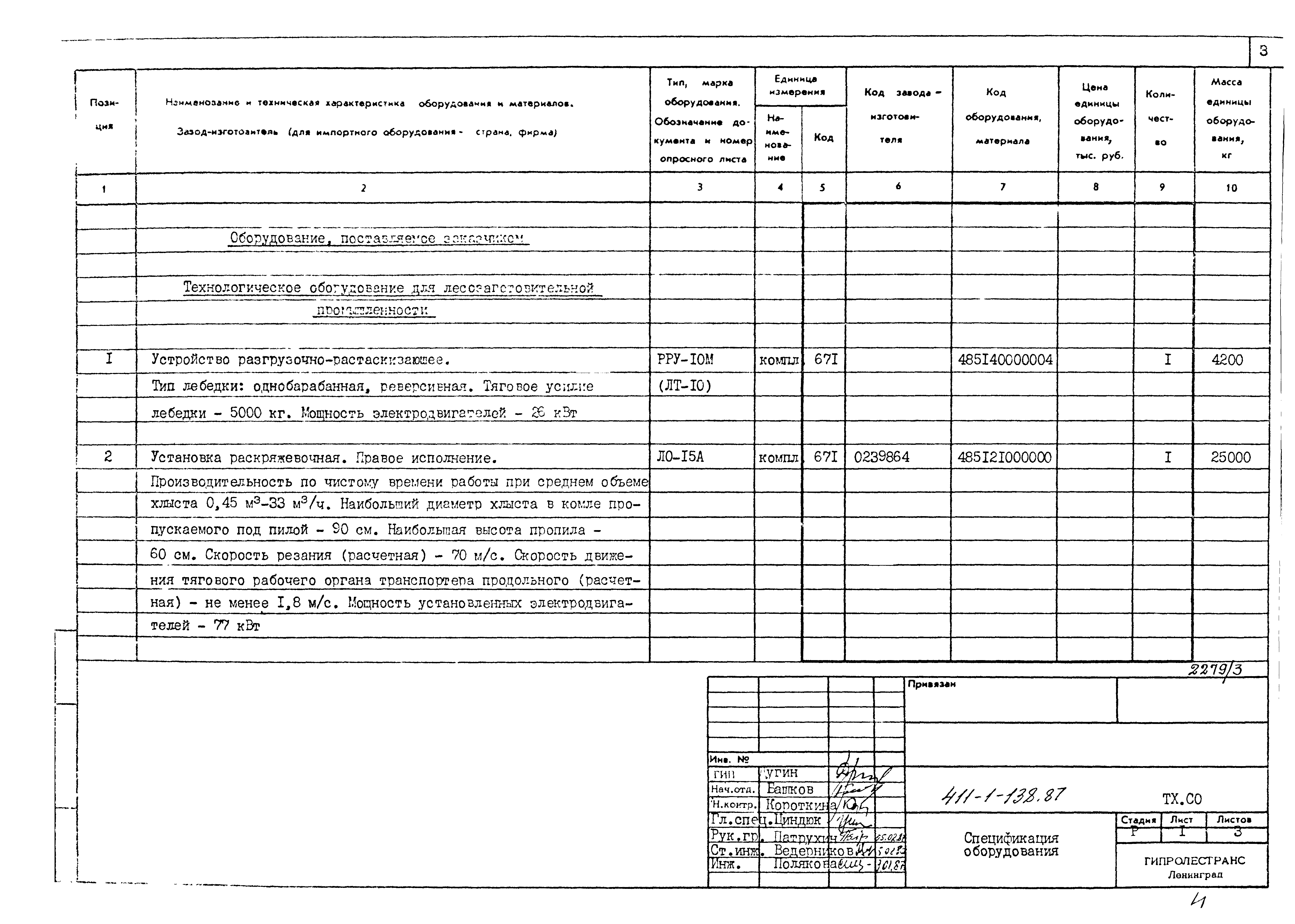 Типовой проект 411-1-138.87