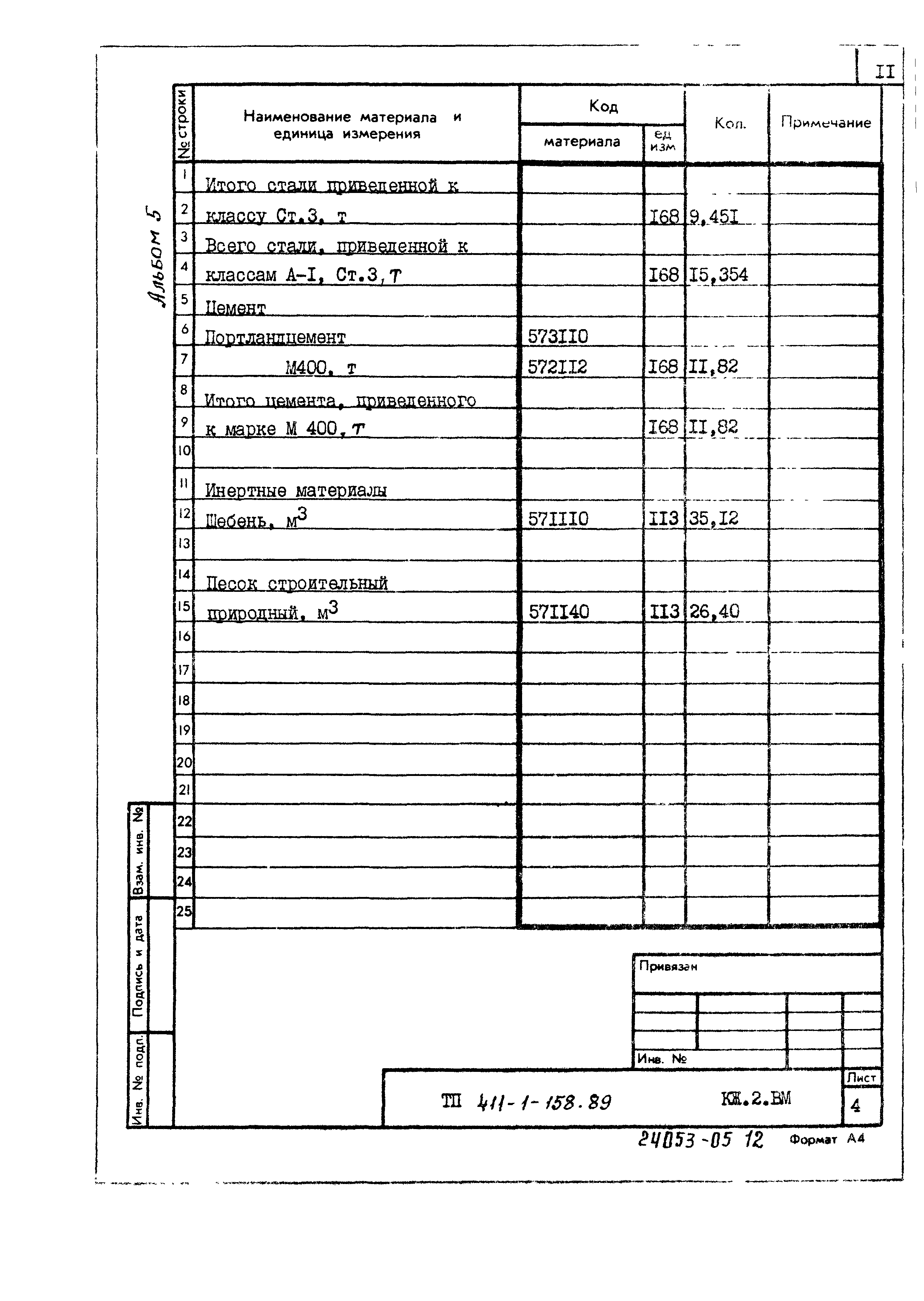Типовой проект 411-1-158.89