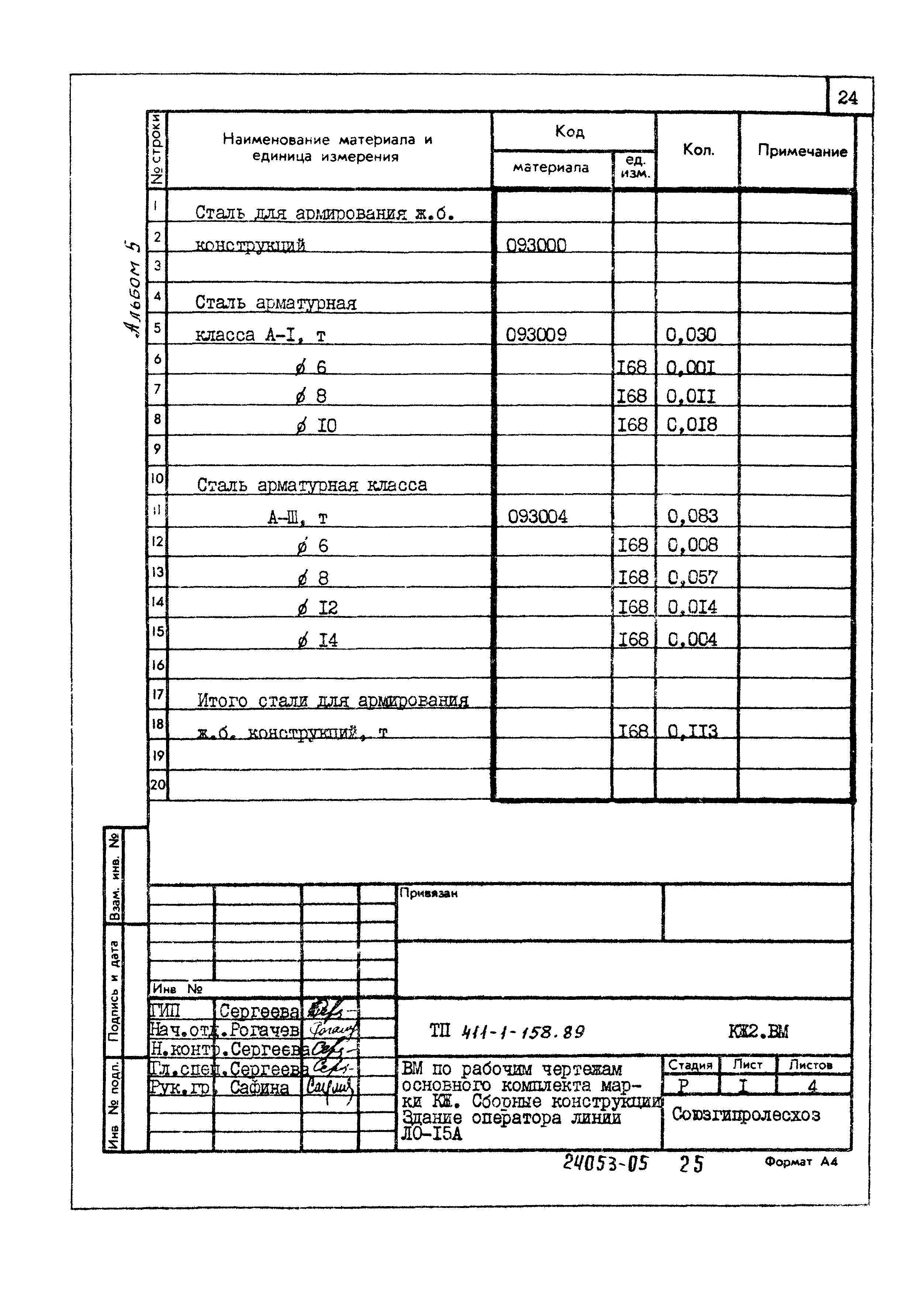 Типовой проект 411-1-158.89