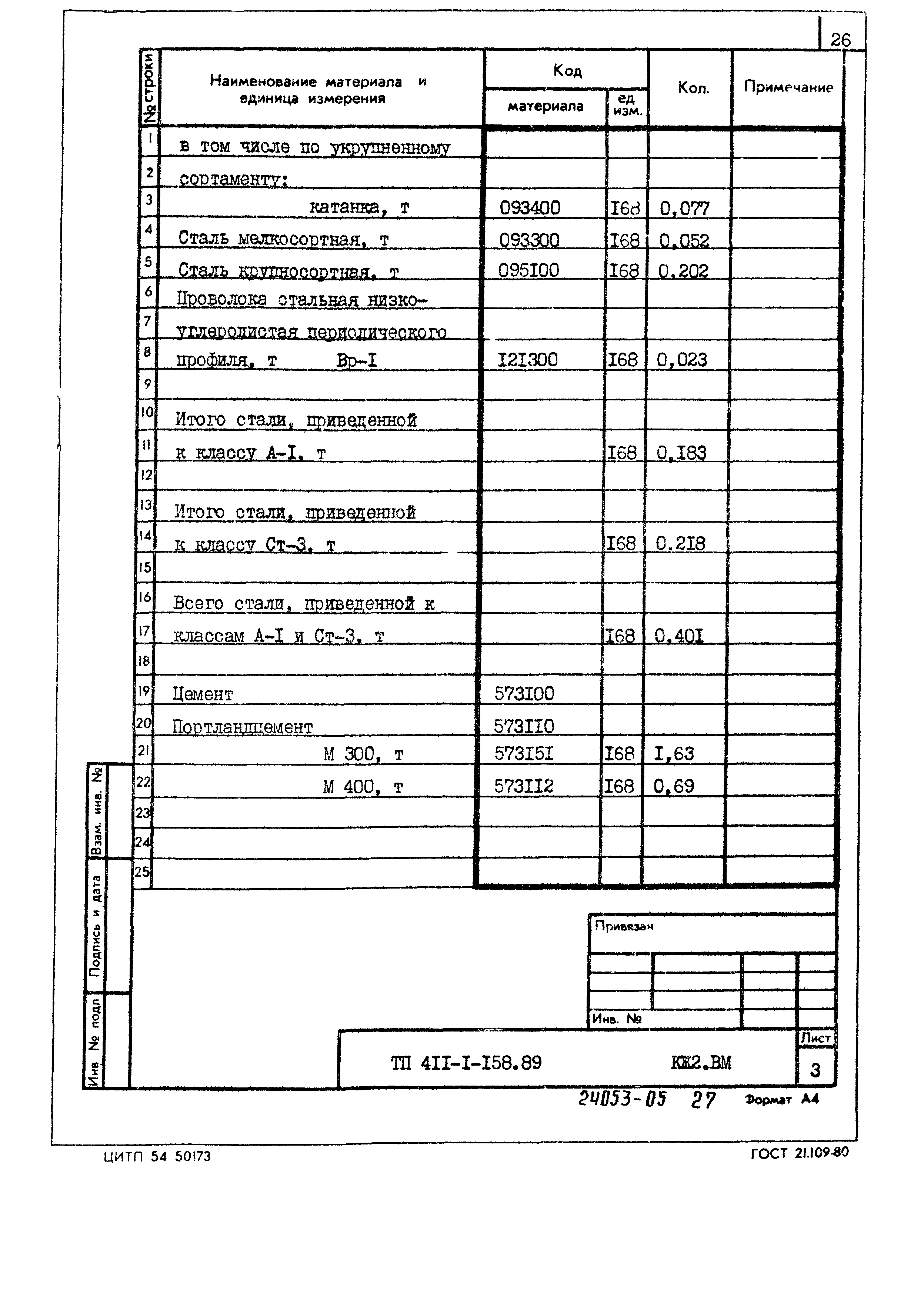 Типовой проект 411-1-158.89