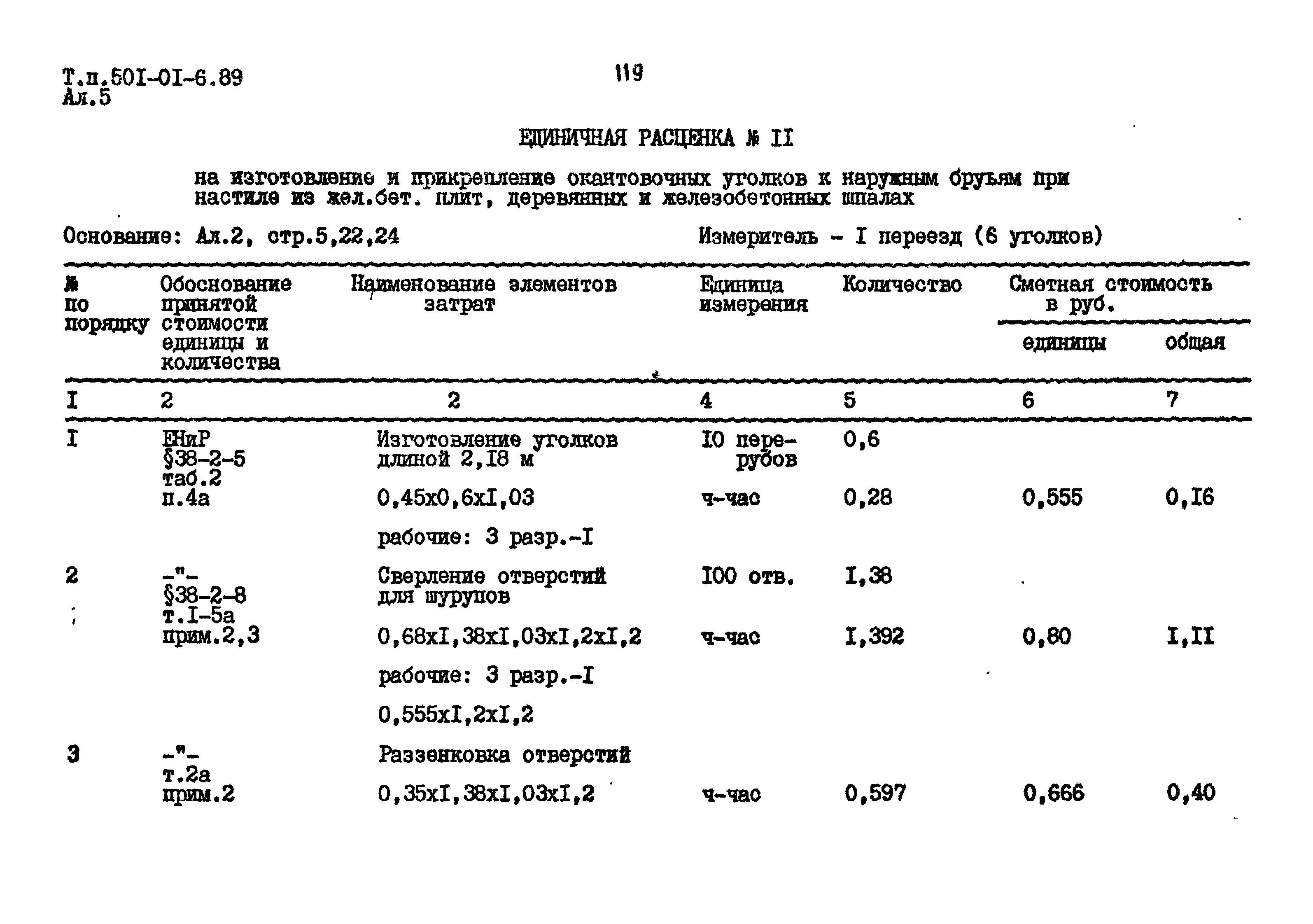 Типовые материалы для проектирования 501-01-6.89