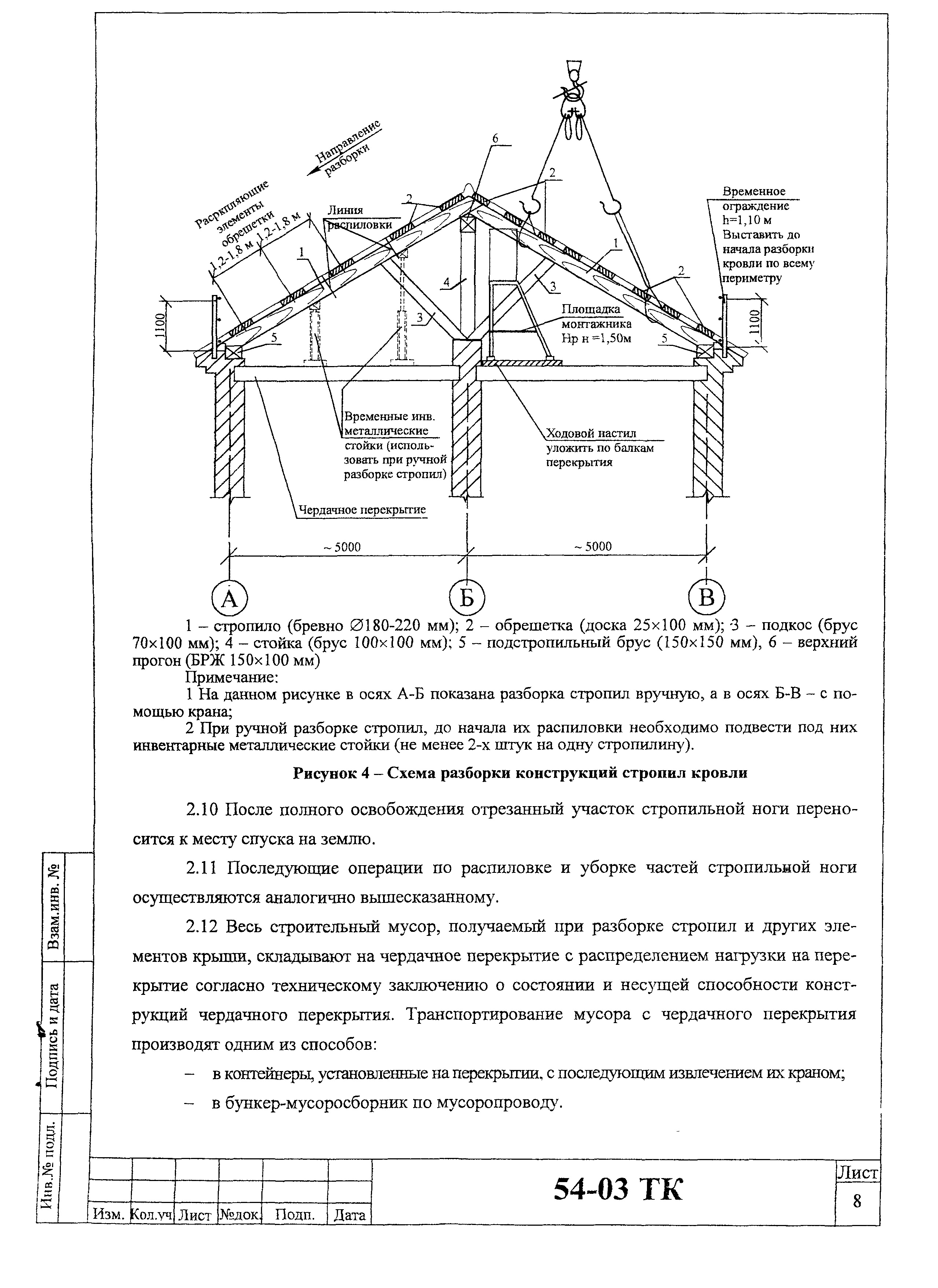 Технологическая карта 54-03 ТК