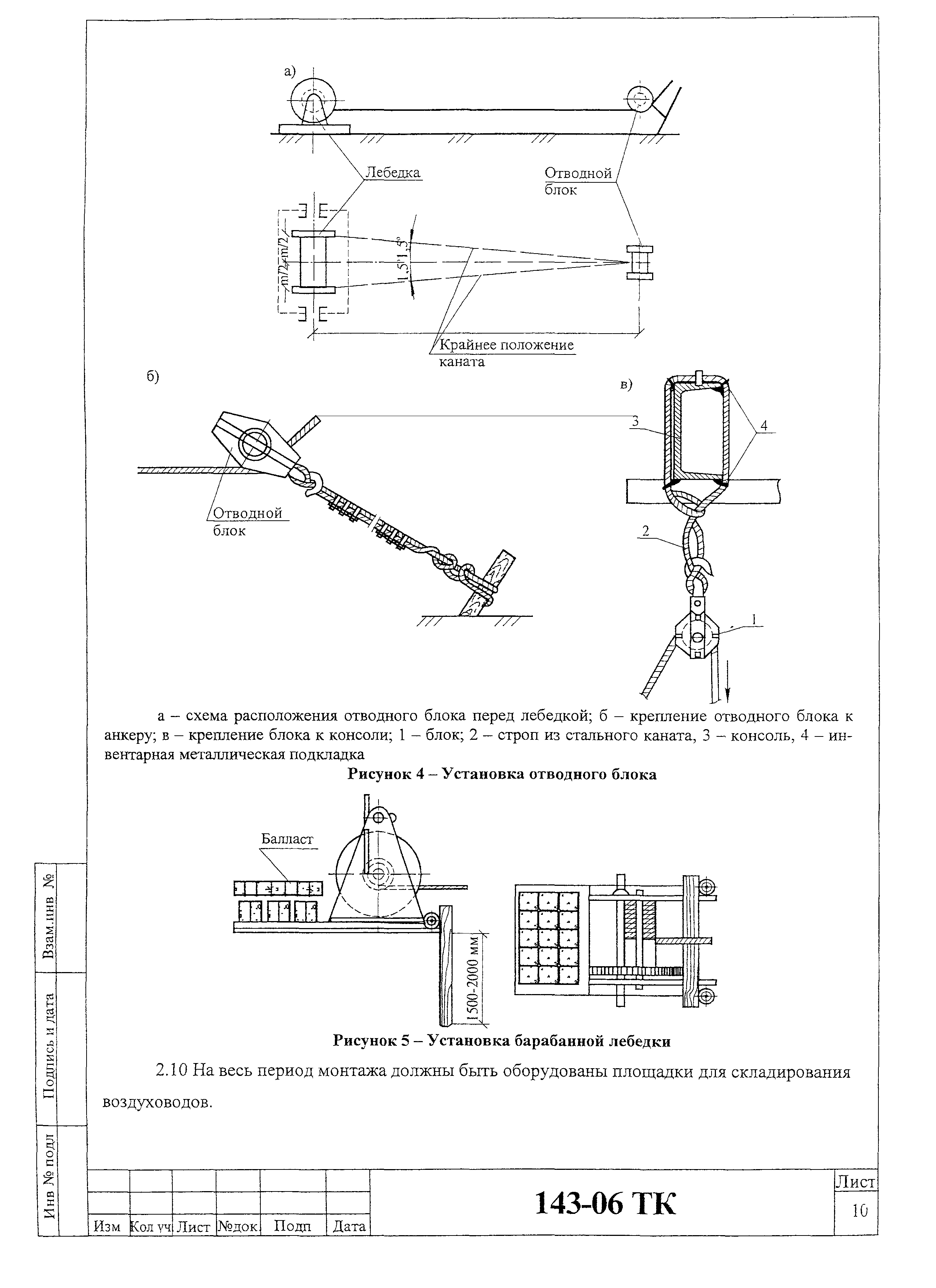 Технологическая карта 143-06 ТК