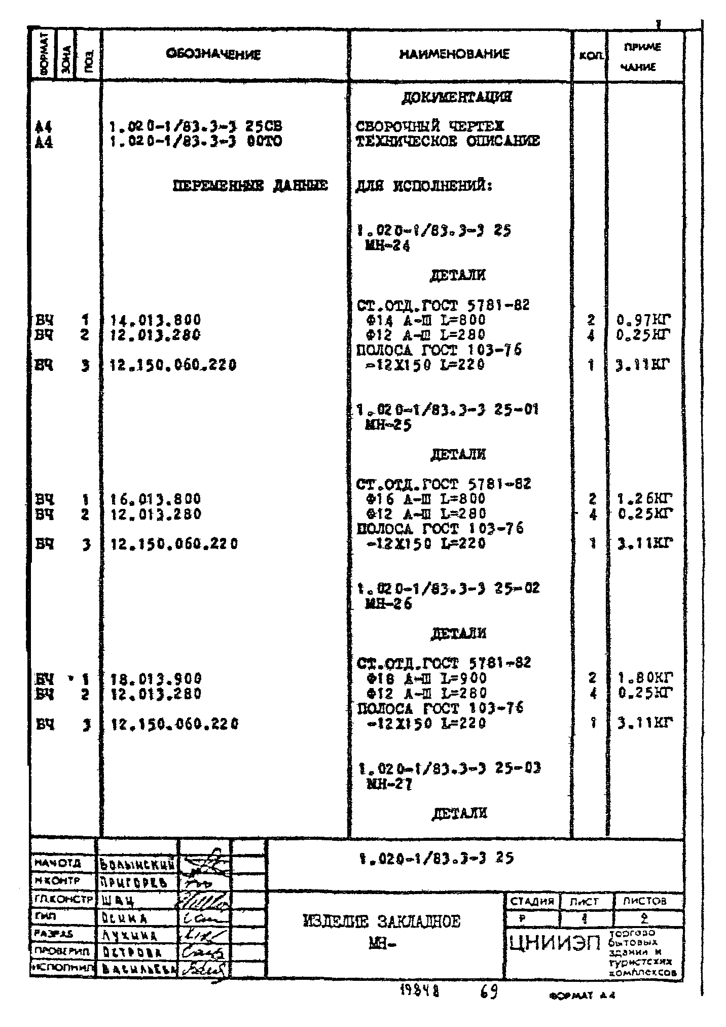 Серия 1.020-1/83