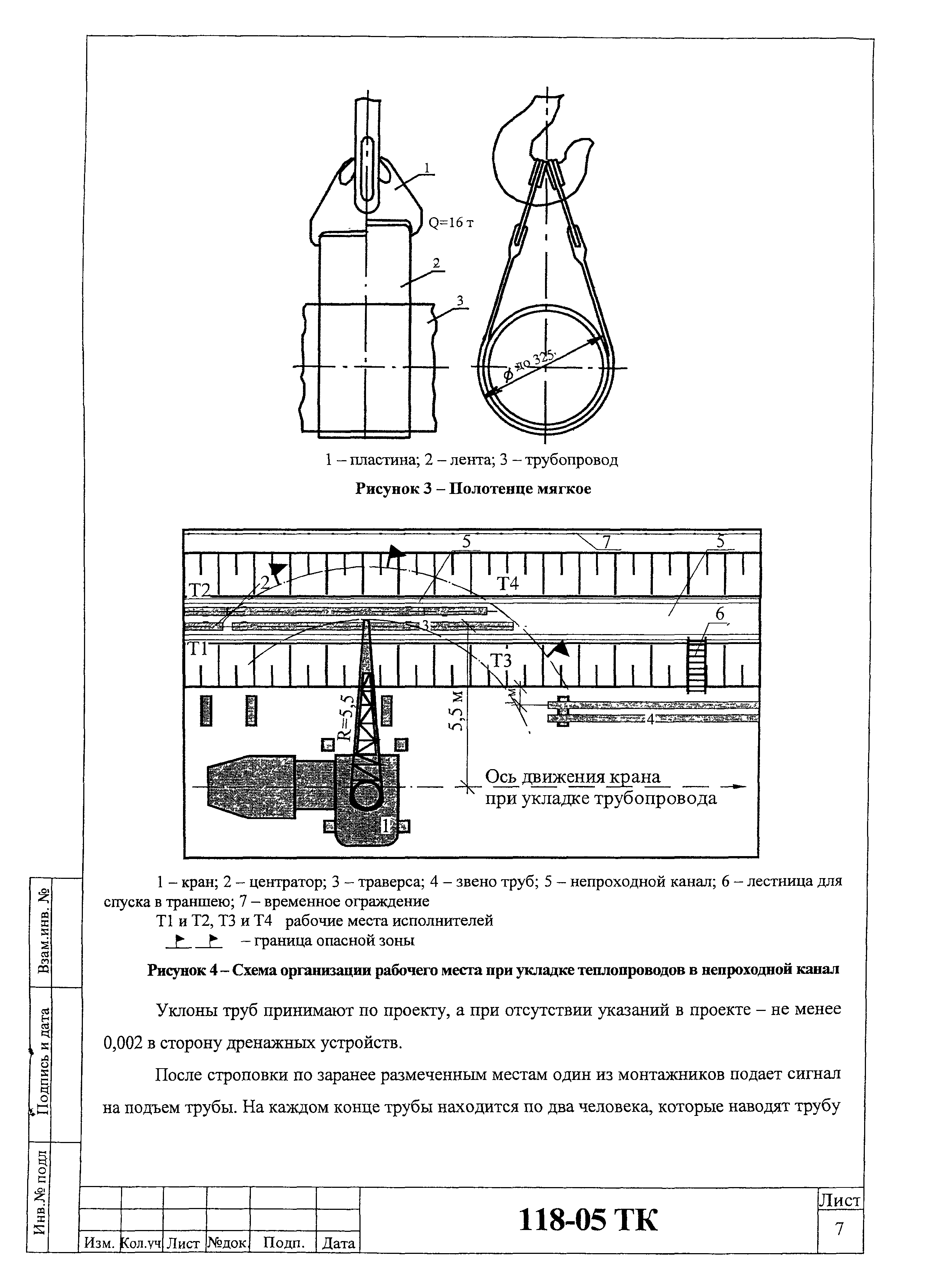 Технологическая карта 118-05 ТК