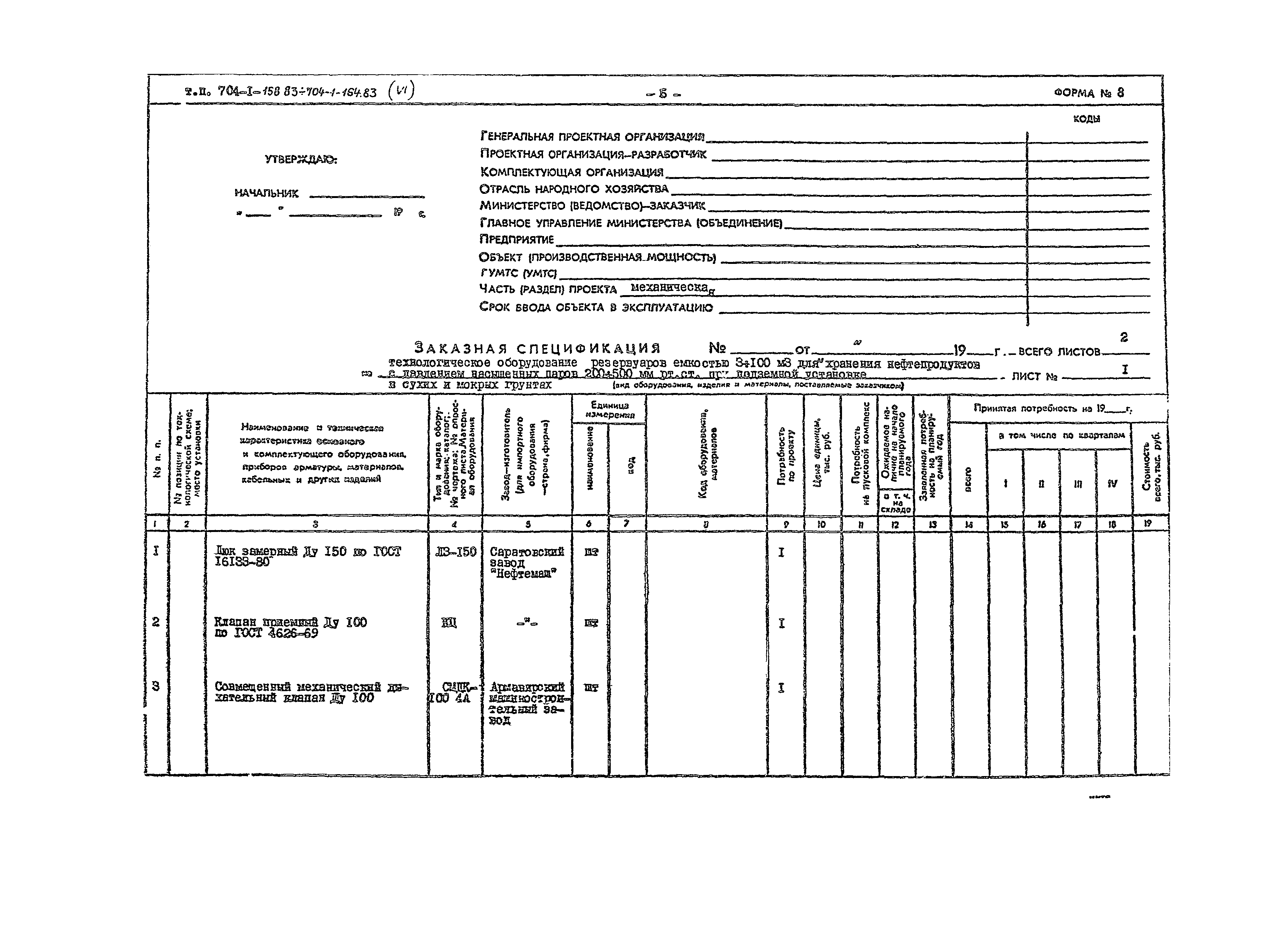 Типовой проект 704-1-162.83