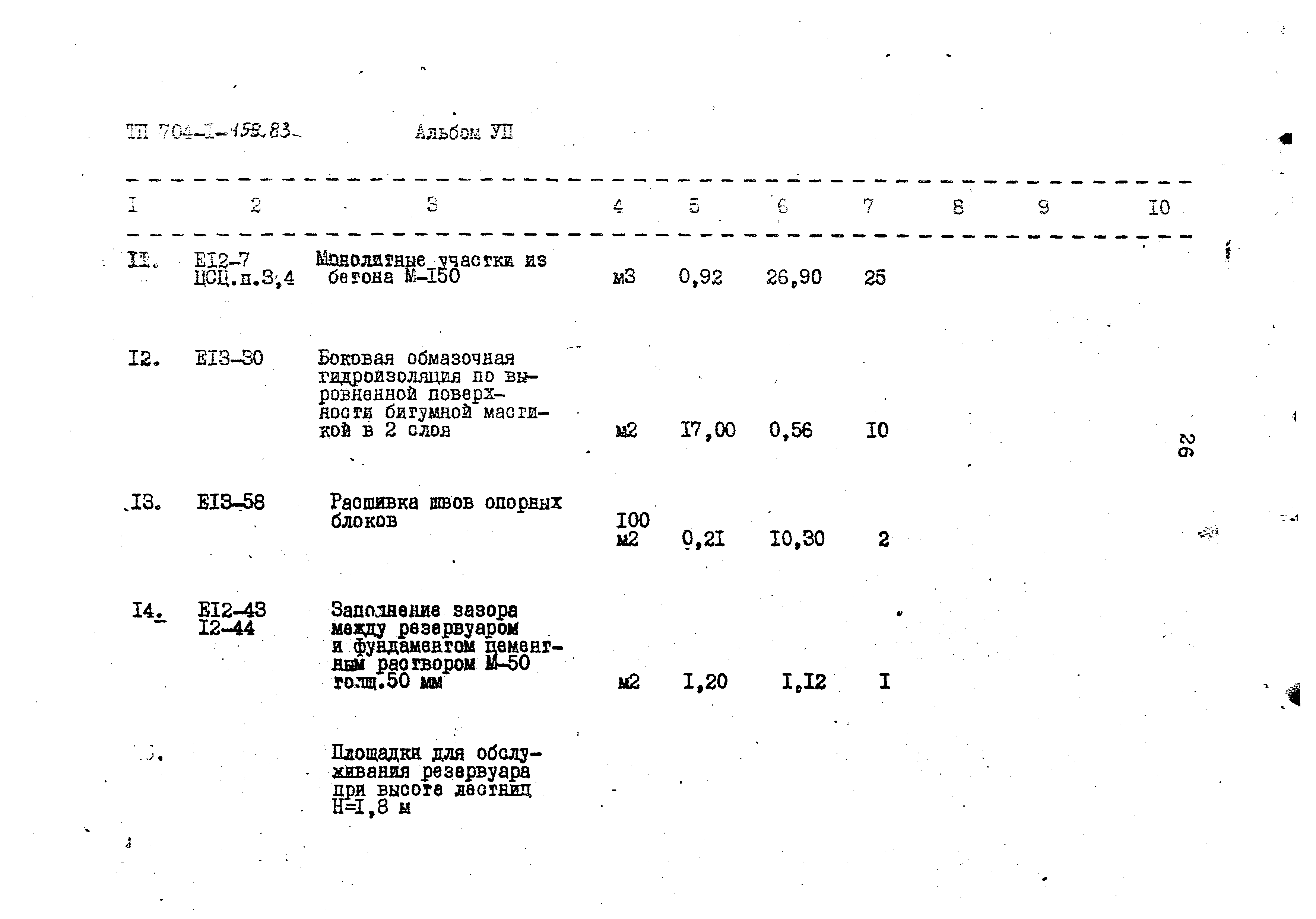 Типовой проект 704-1-159.83