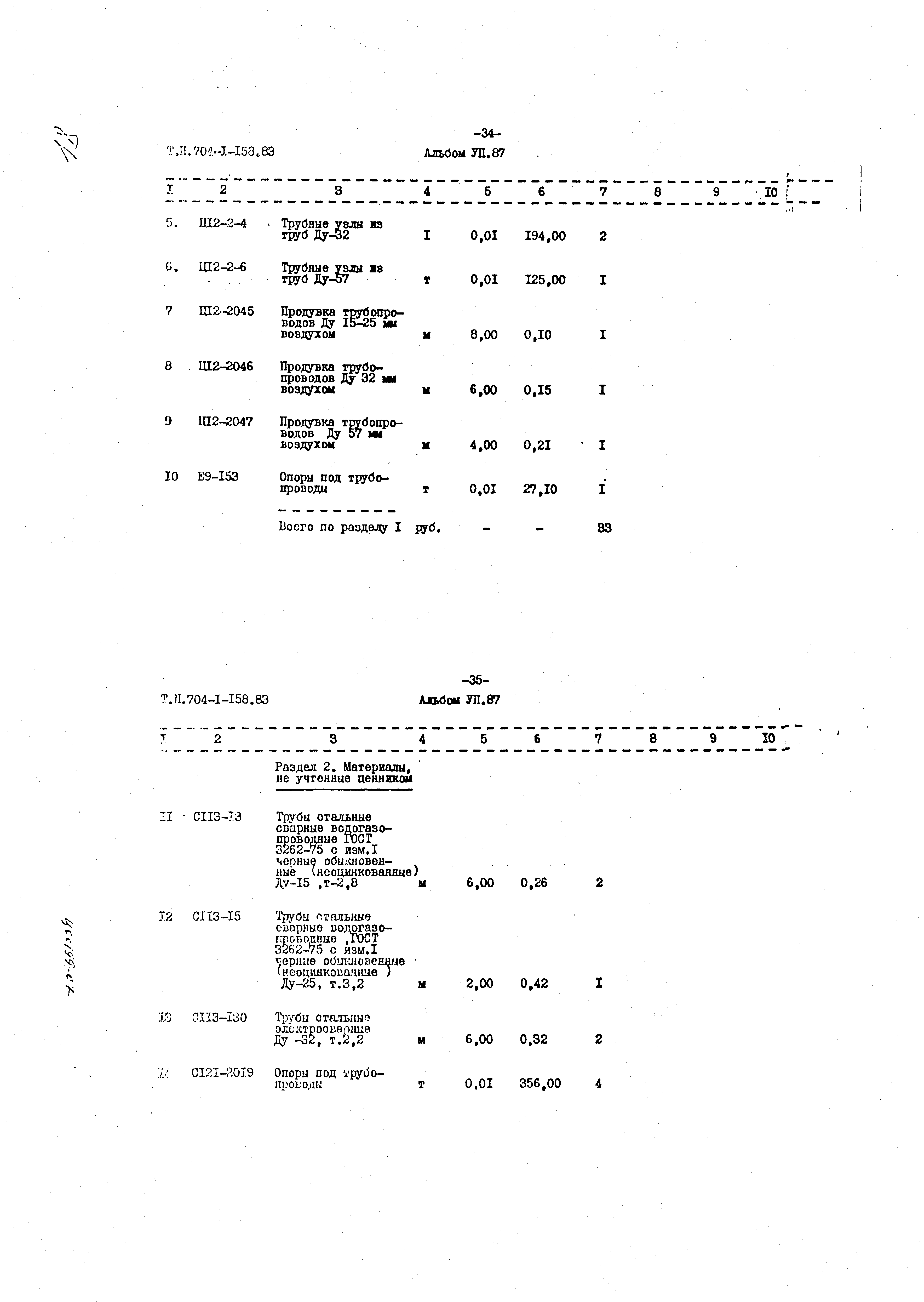 Типовой проект 704-1-158.83