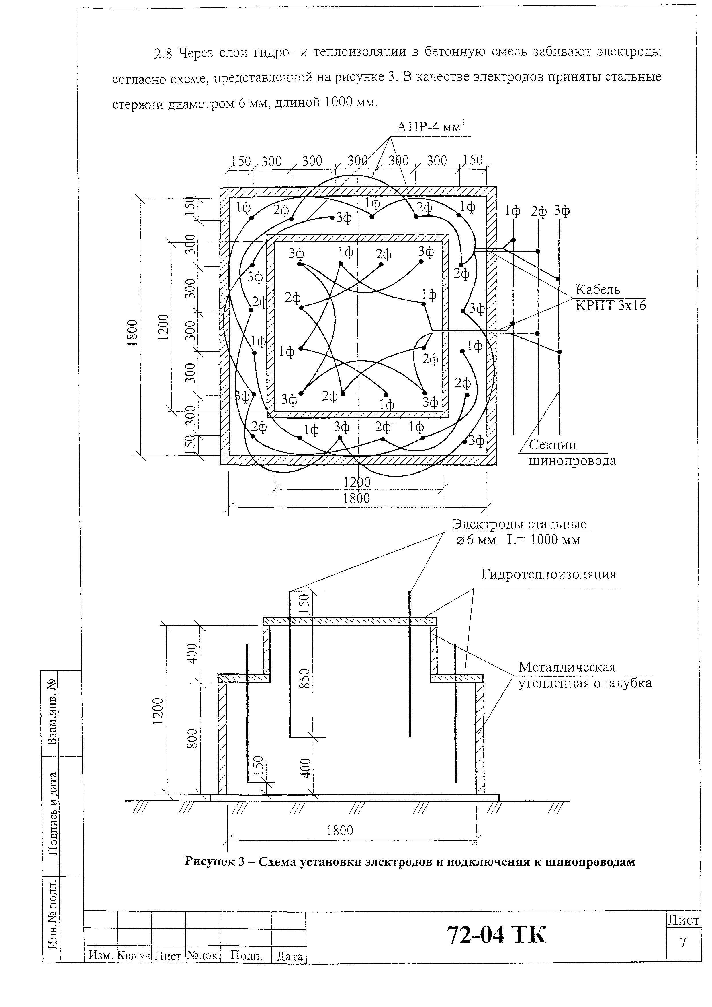 Технологическая карта 72-04 ТК