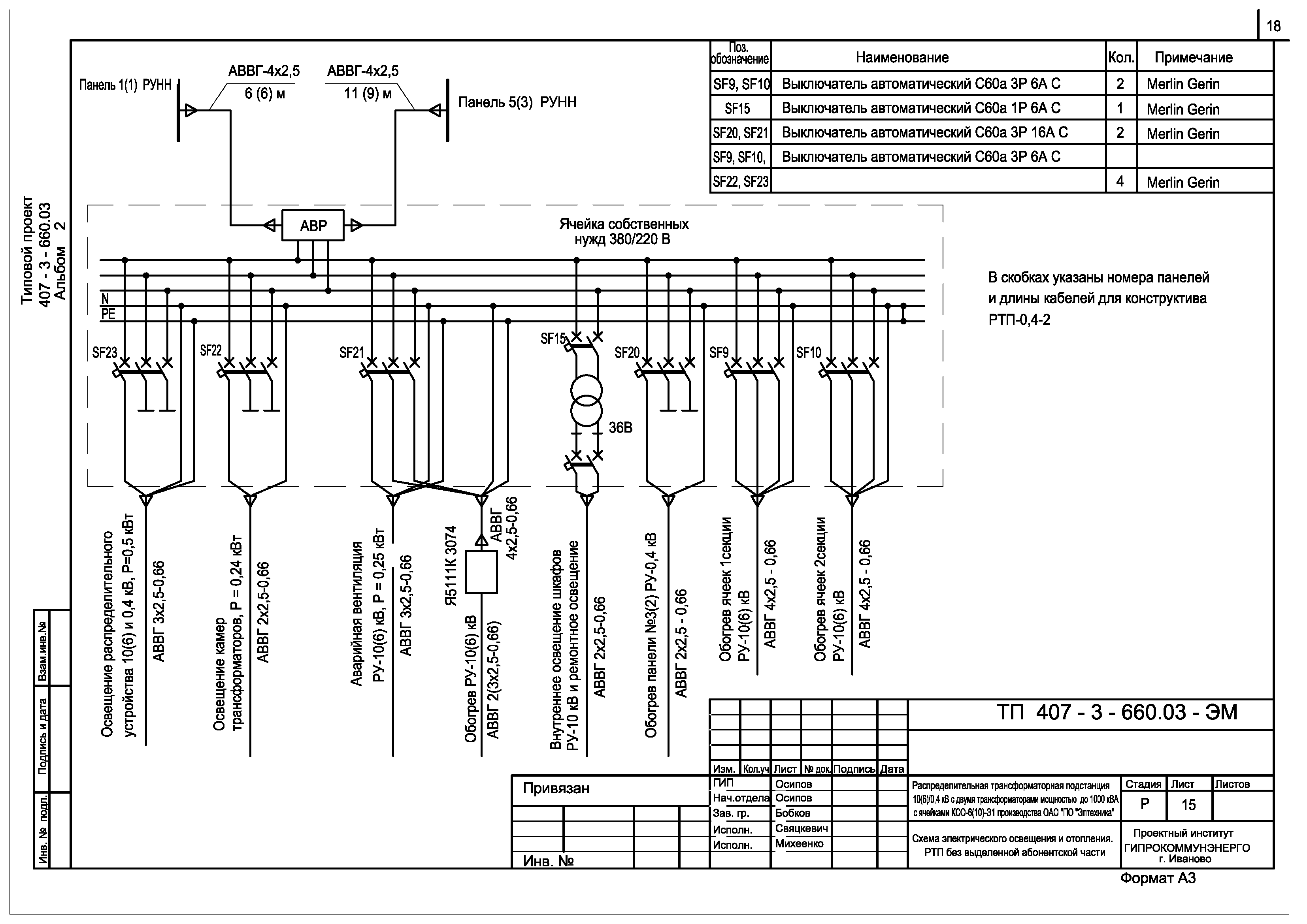 Типовой проект 407-3-660.03