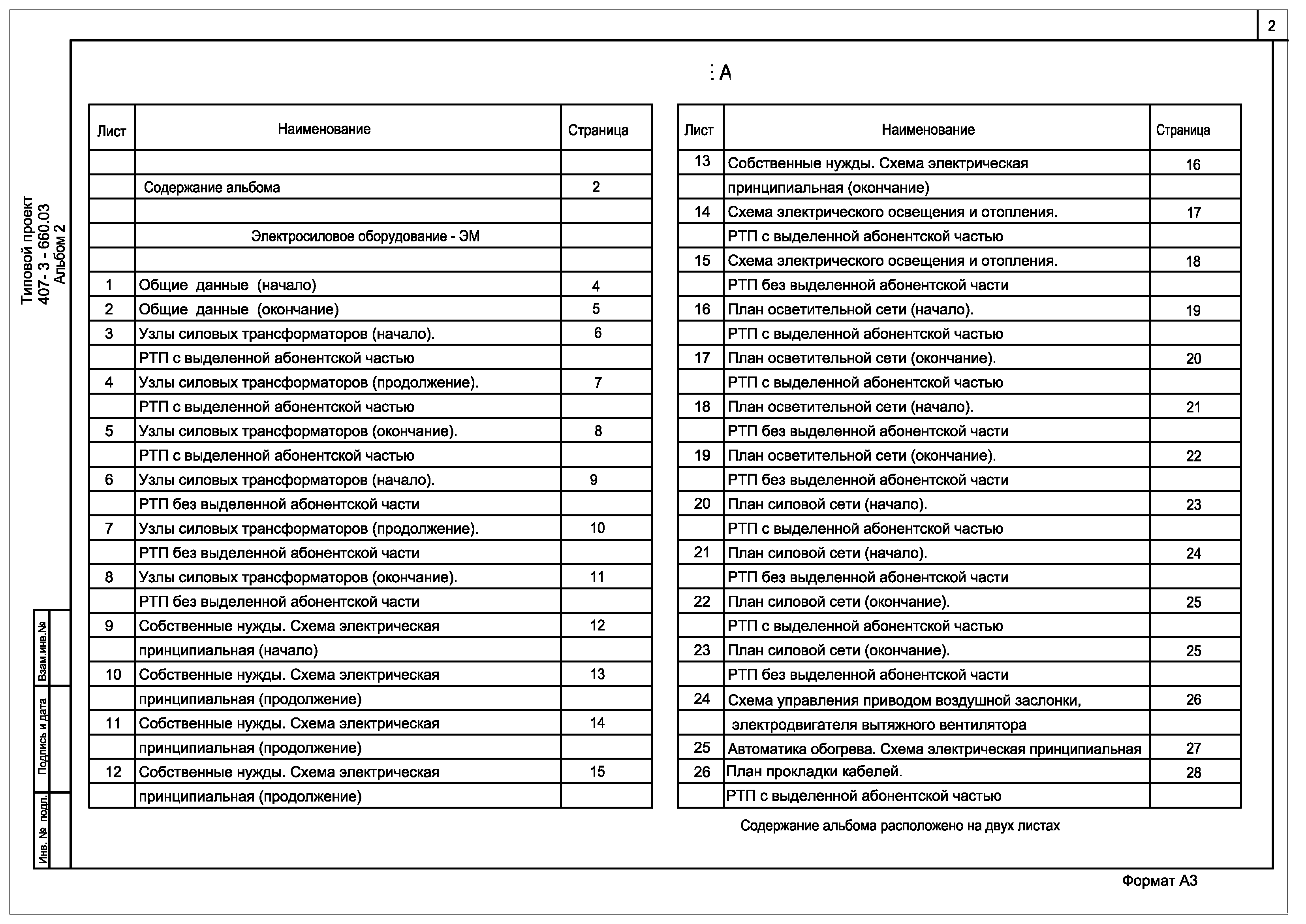 Типовой проект 407-3-660.03