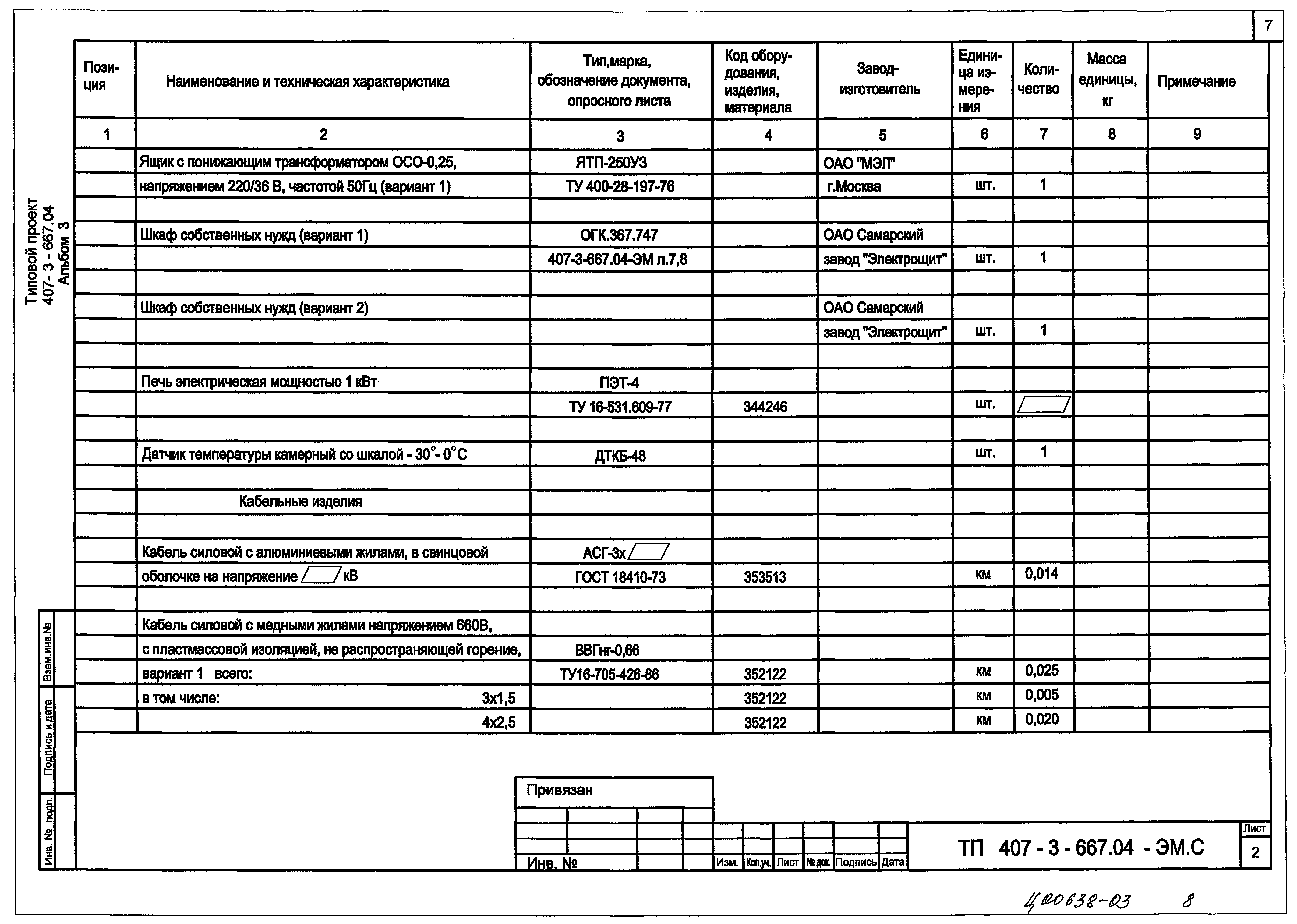 Типовой проект 407-3-667.04