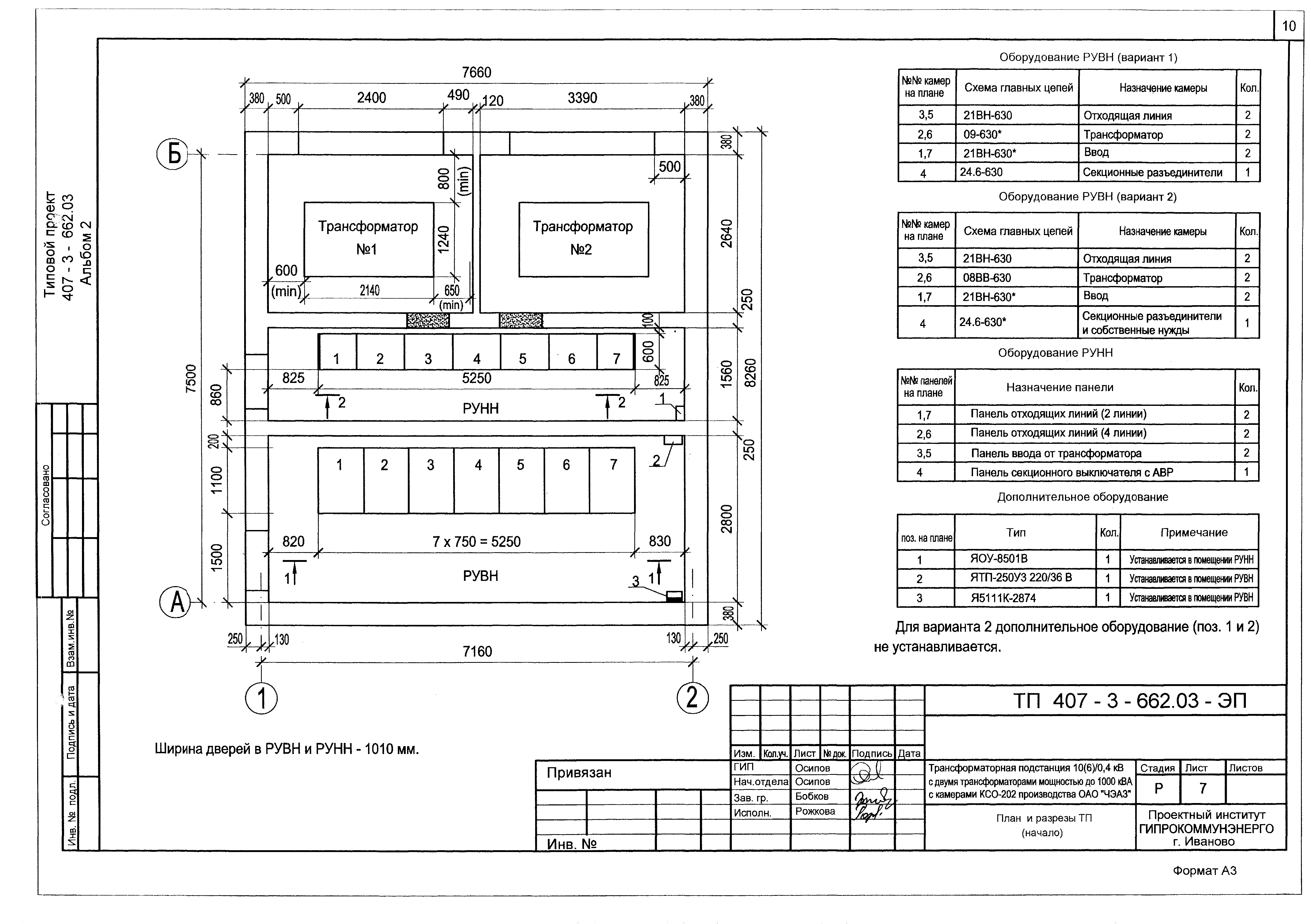 Типовой проект 407-3-662.03