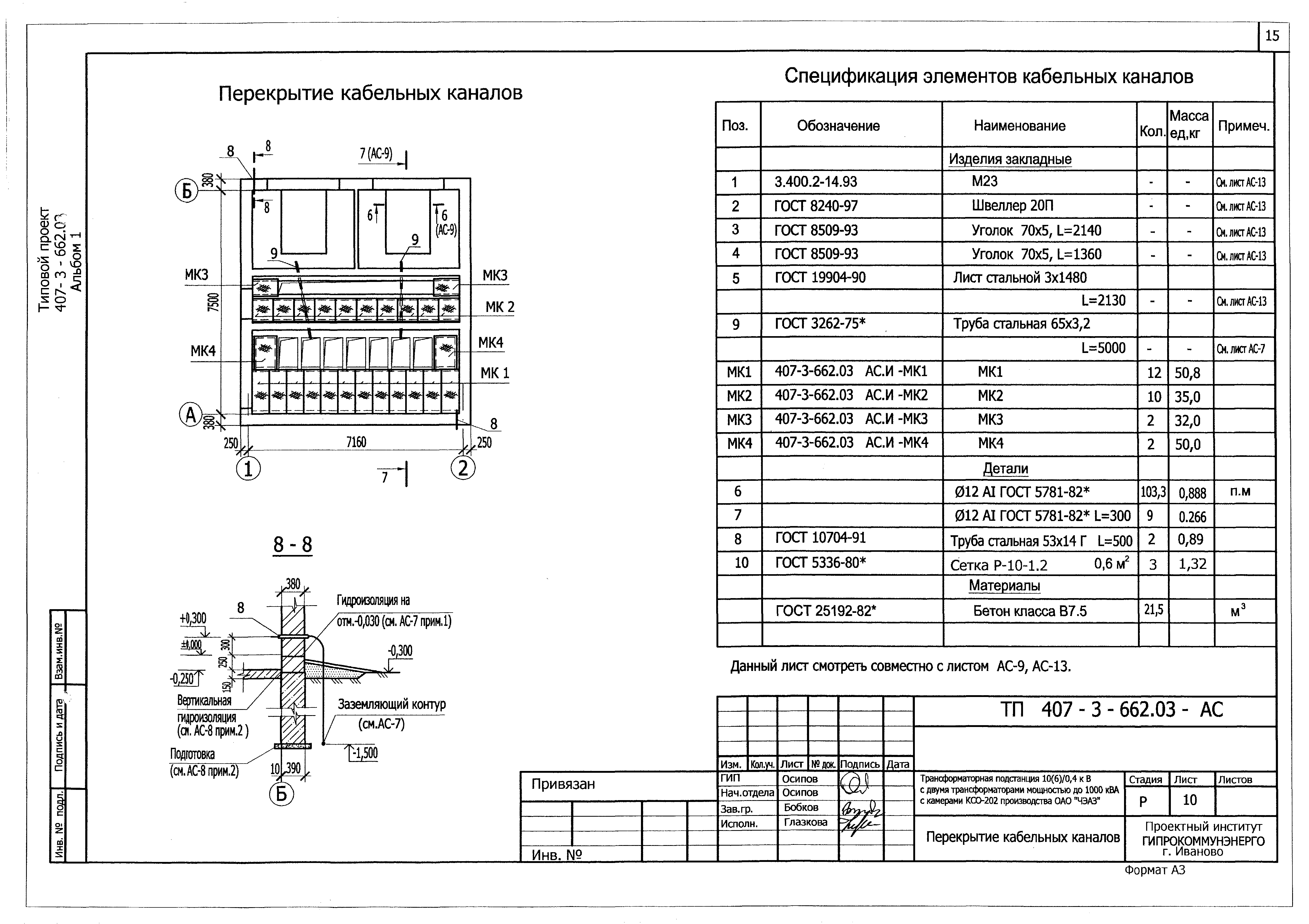 Типовой проект 407-3-662.03