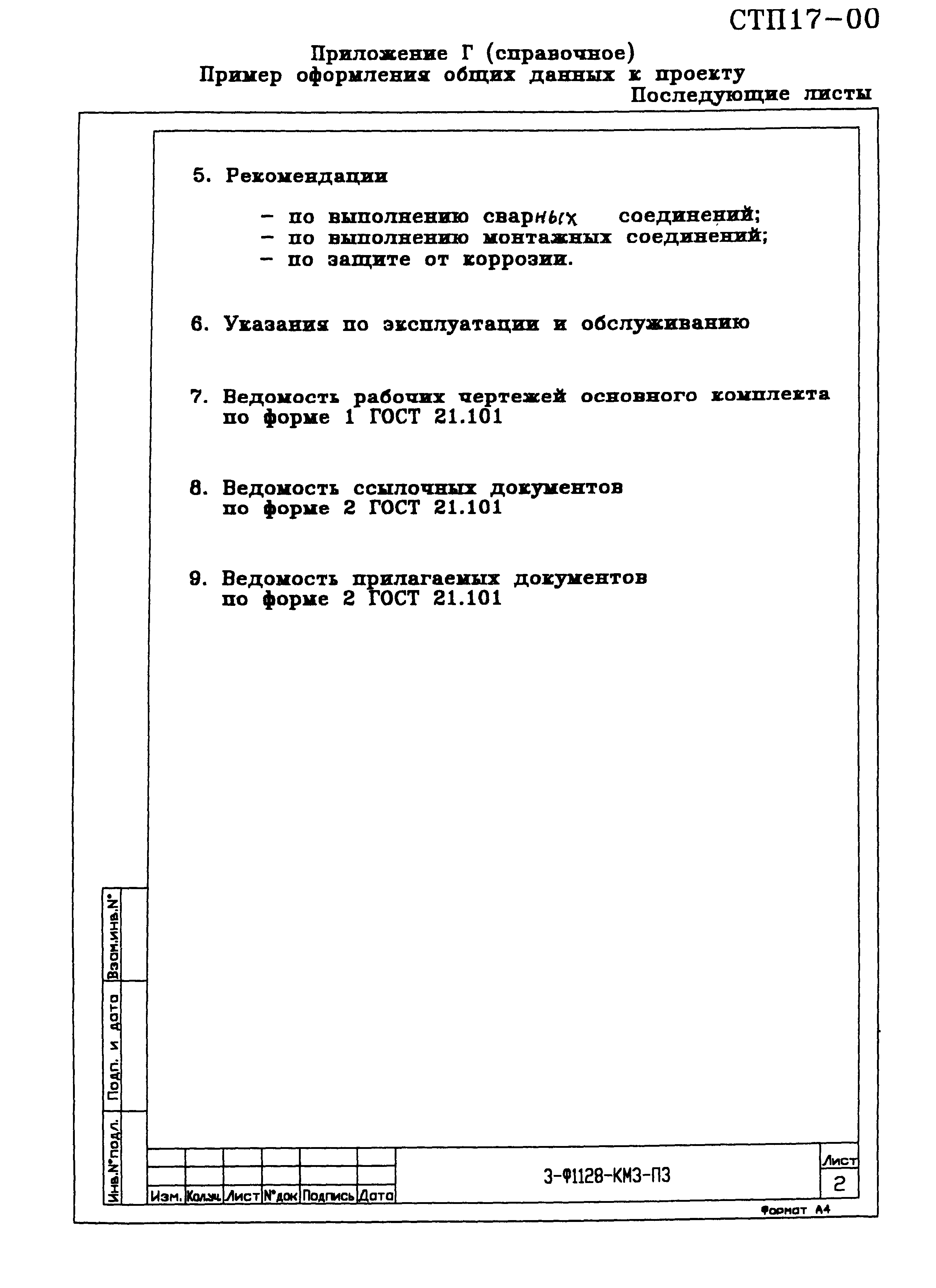 Оформление проектной документации