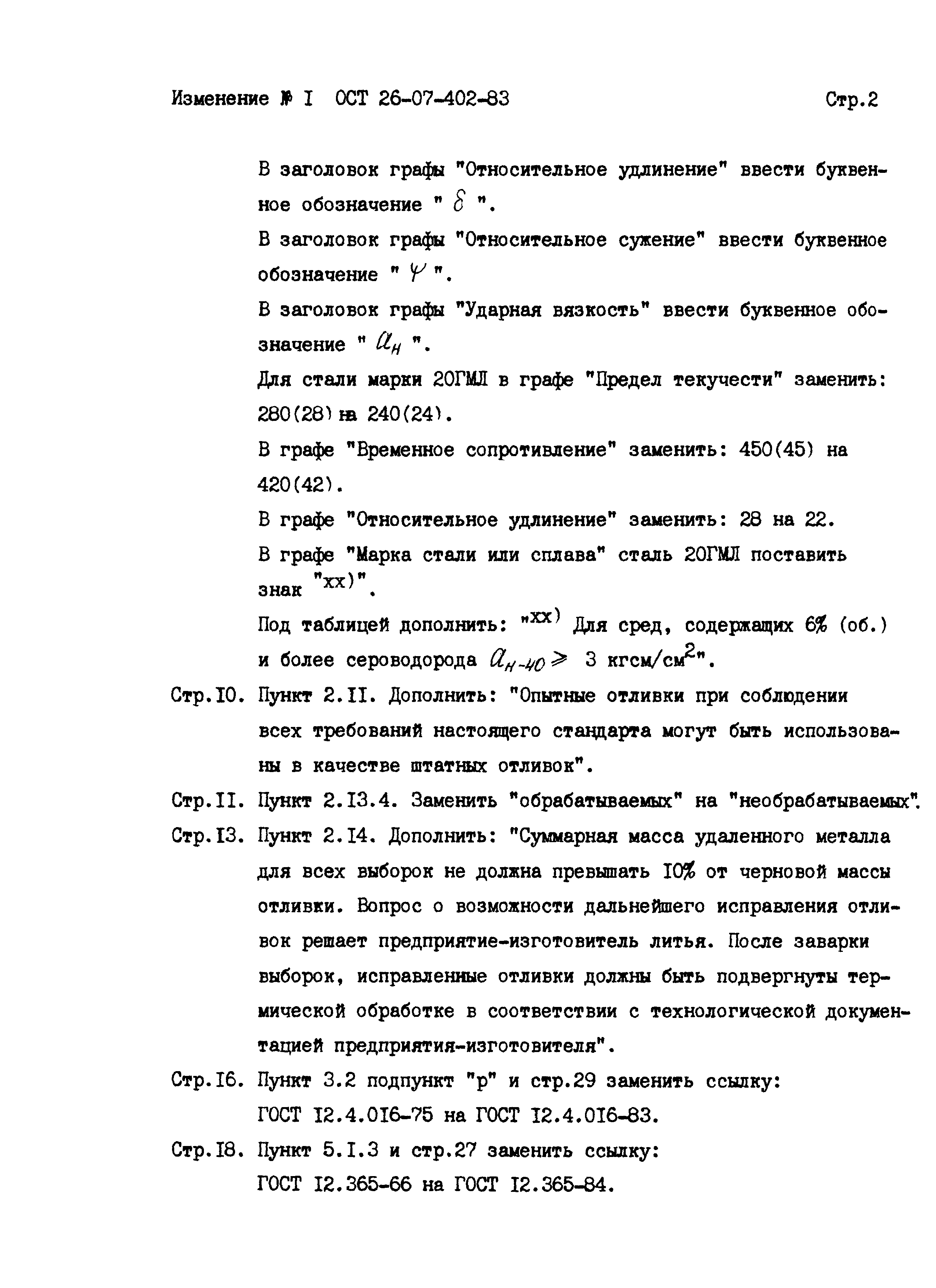 Скачать ОСТ 26-07-402-83 Отливки Стальные Для Трубопроводной.