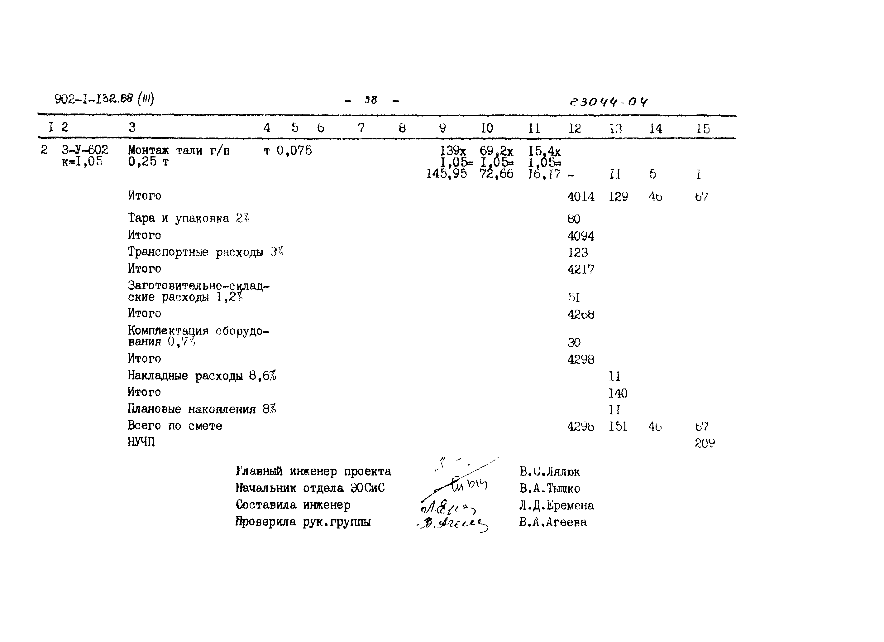 Типовой проект 902-1-132.88