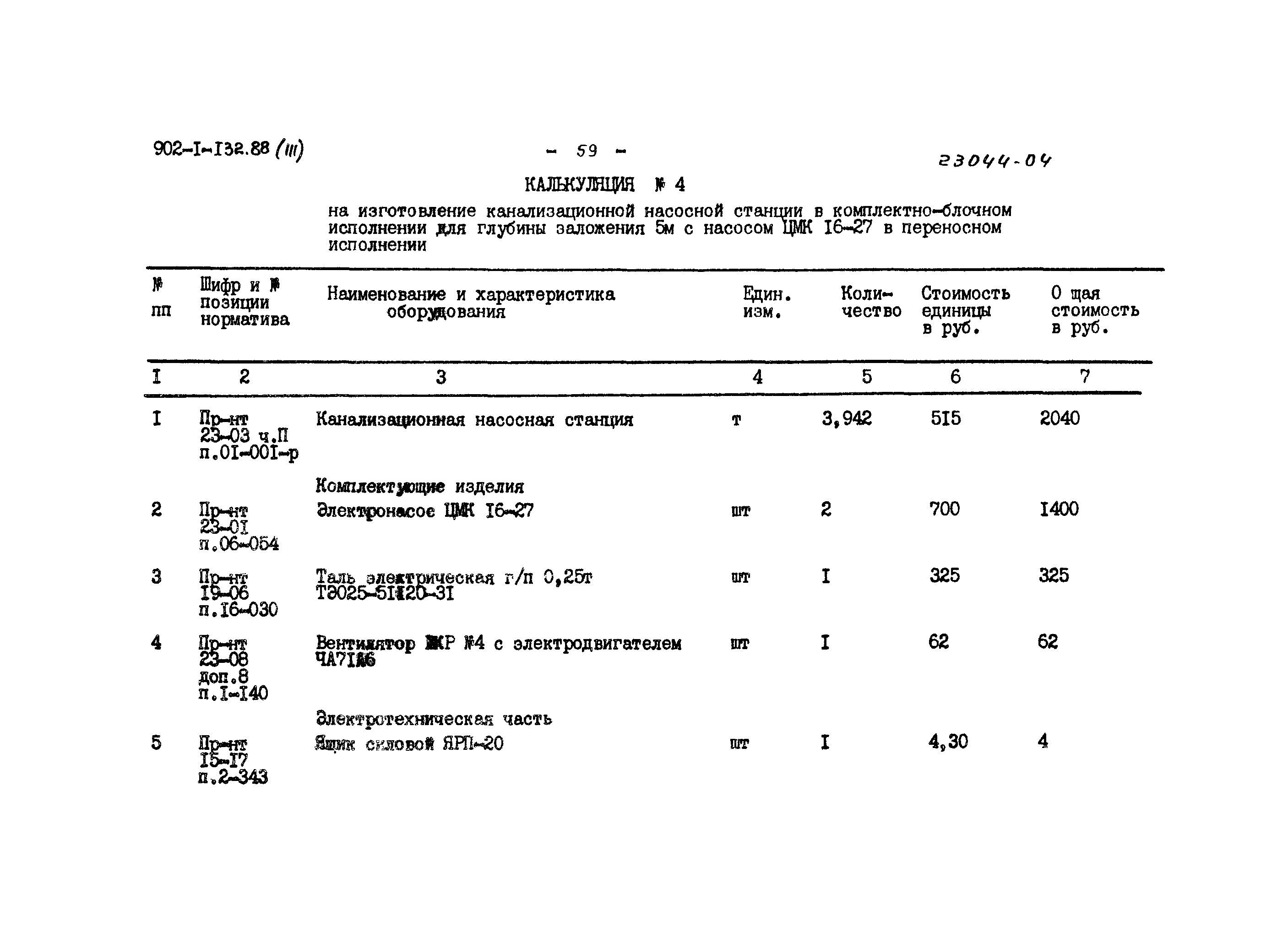 Типовой проект 902-1-132.88