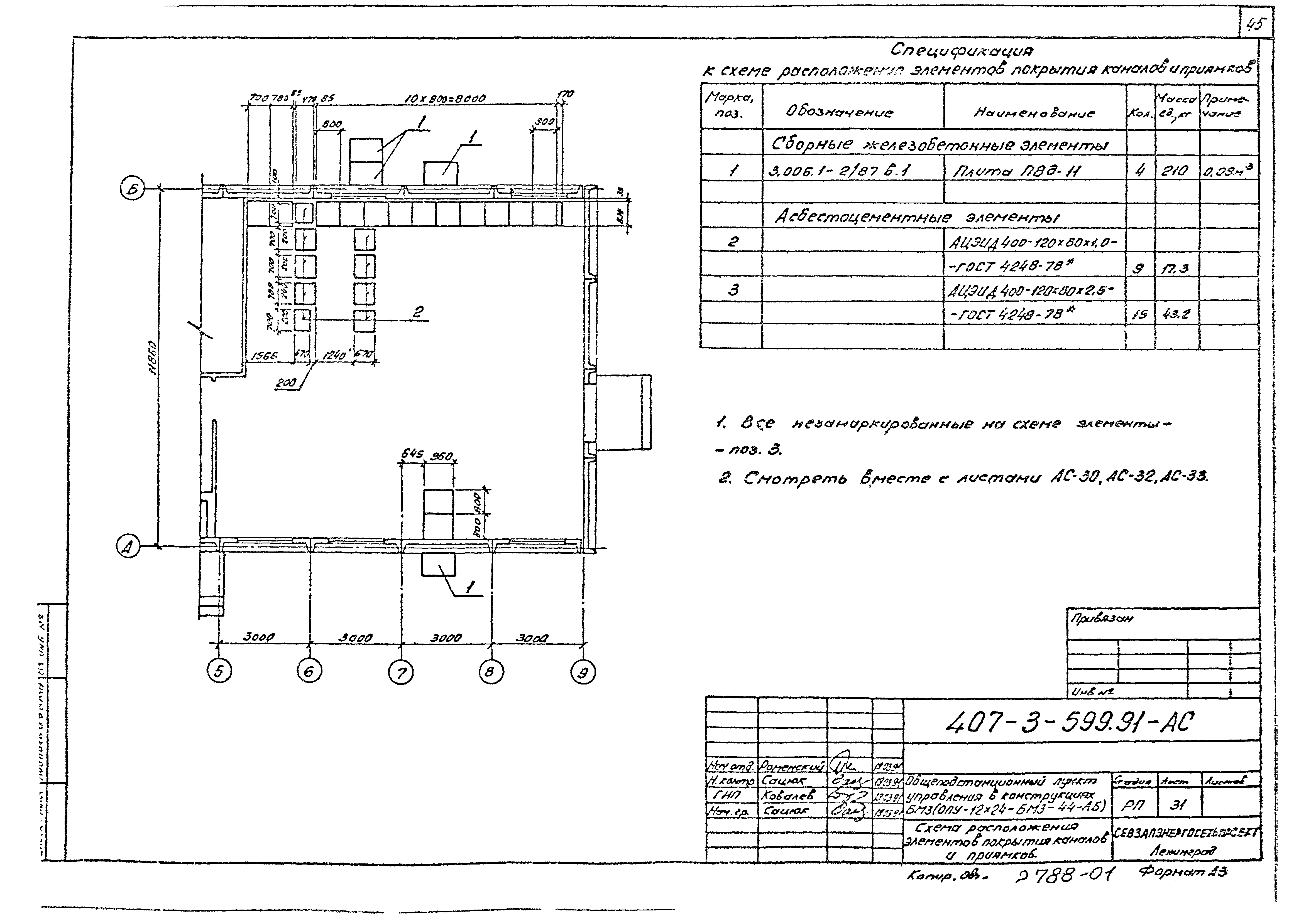 Типовой проект 407-3-599.91