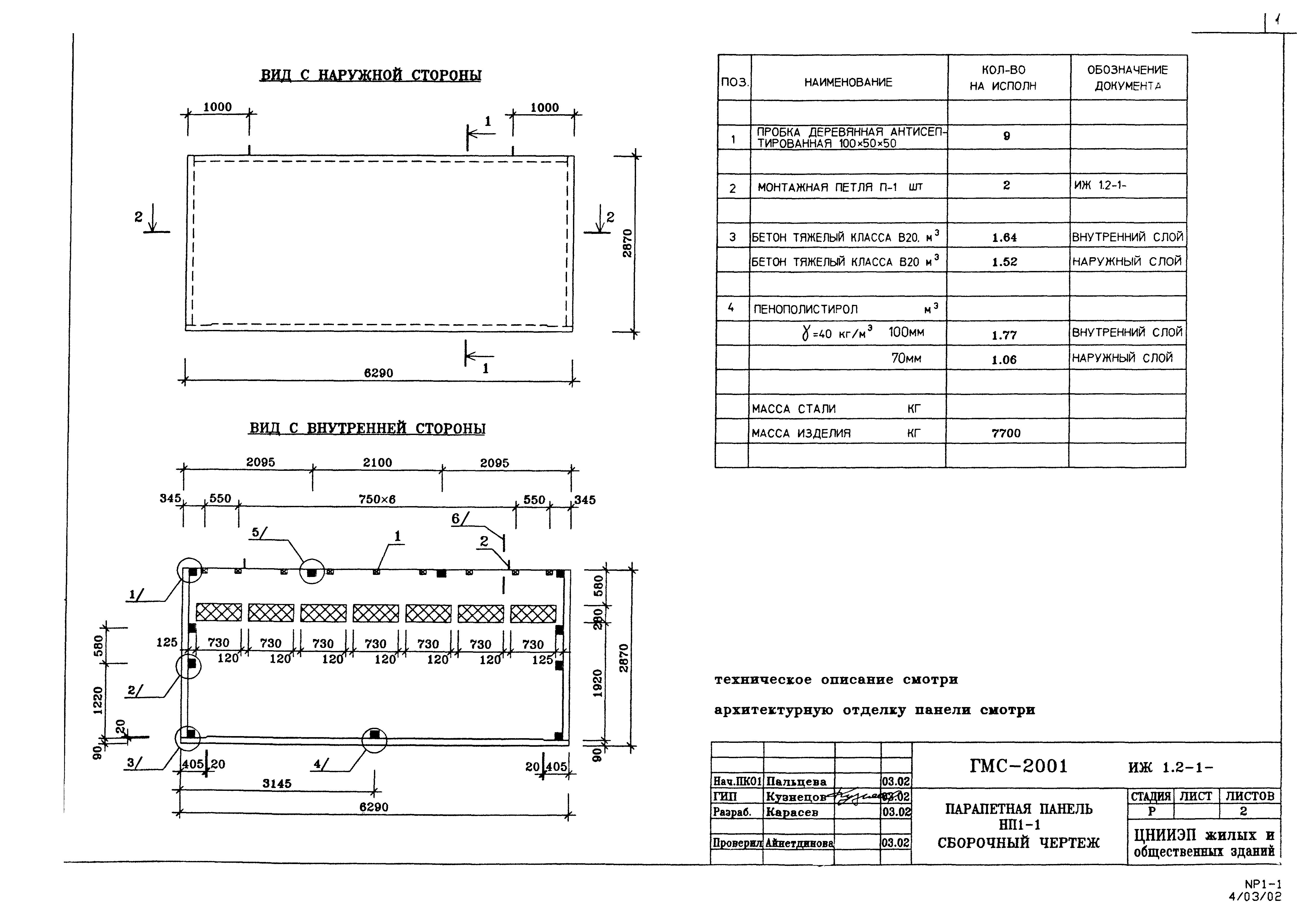 Альбом ИЖ 1.2-1