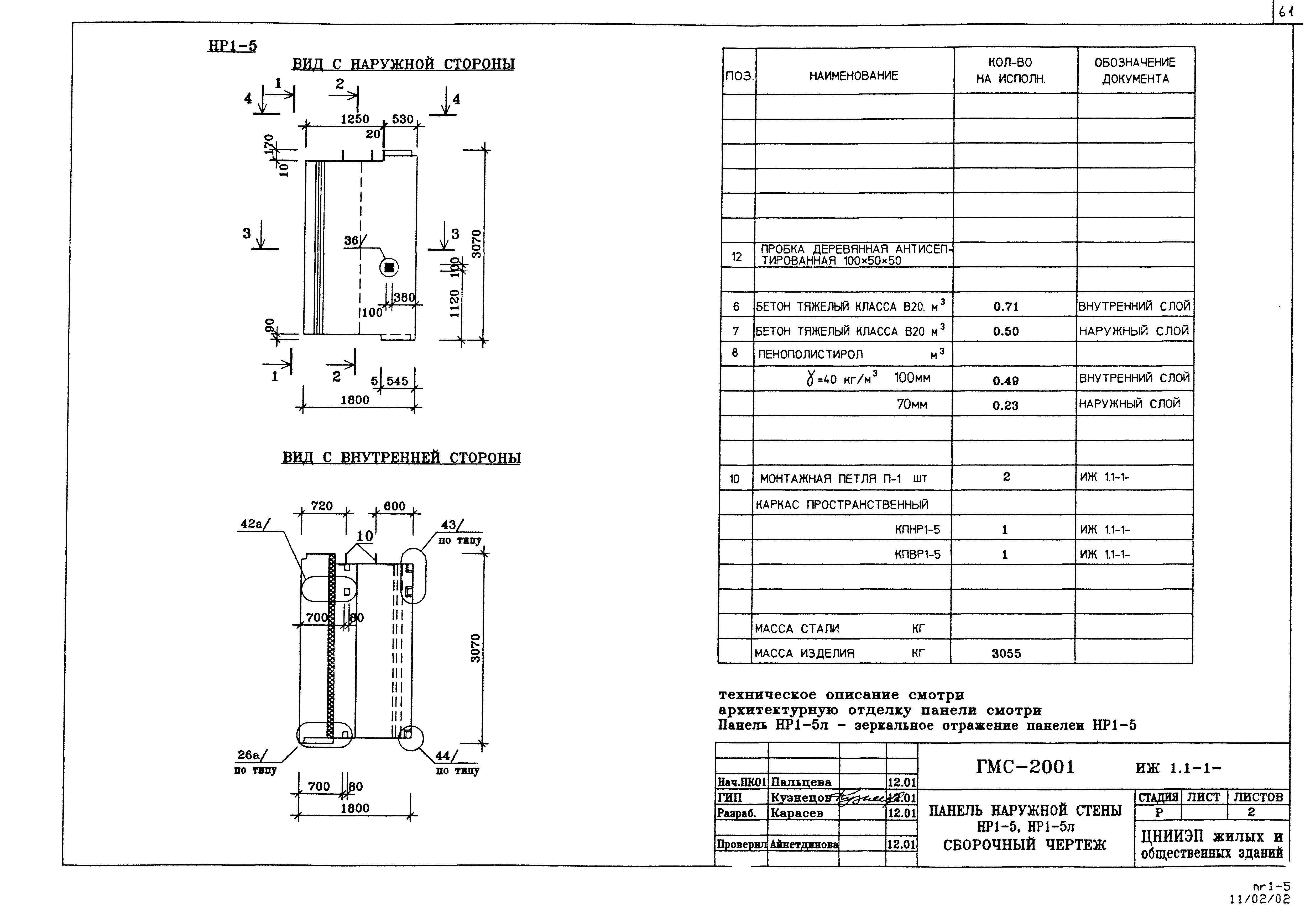 Альбом ИЖ 1.1-1