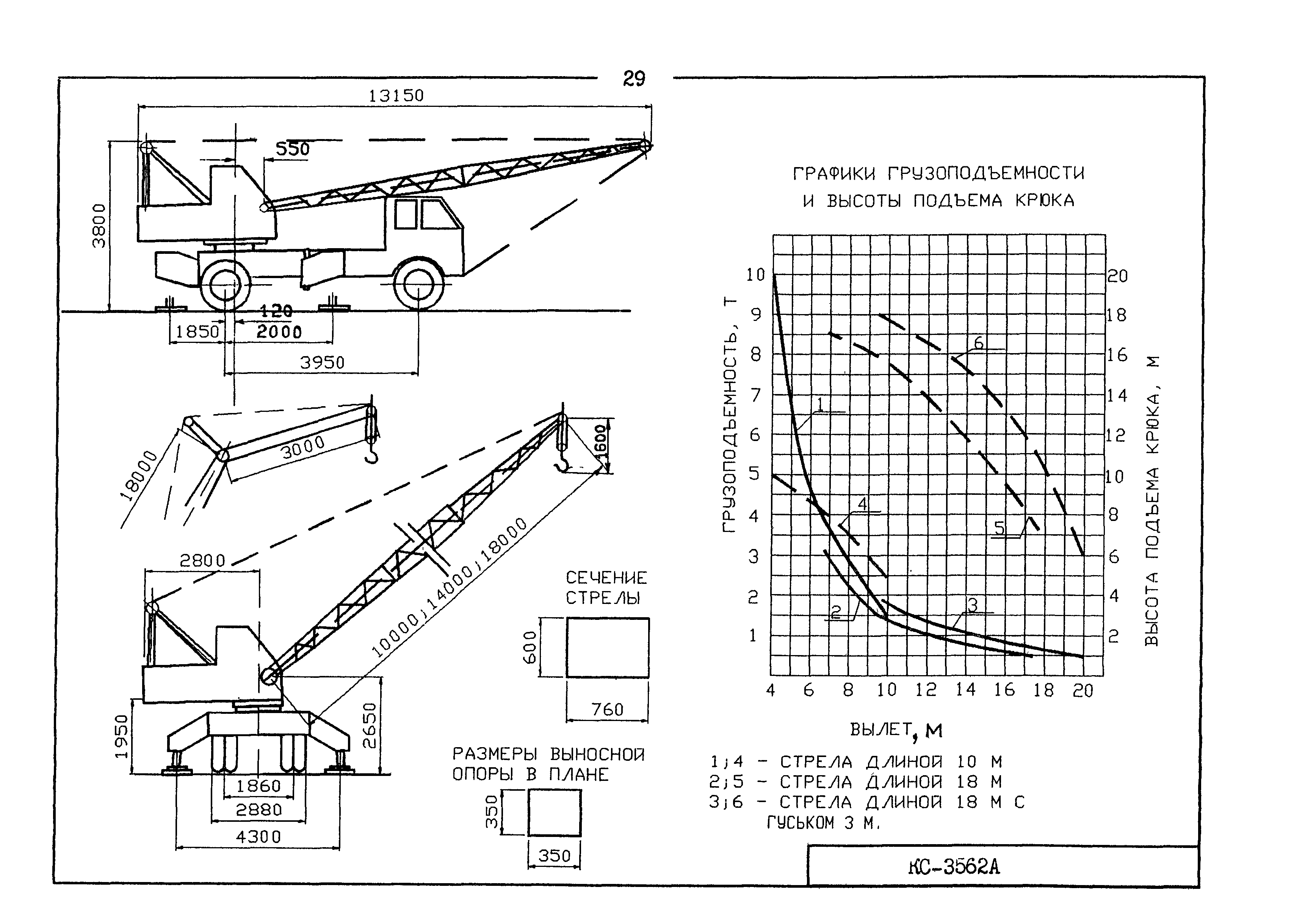 Высота подъема стрелы. КС-3562а грузоподъемность. КС-3562а схема. Кран КС-3562б чертежи. КС-3562б технические характеристики автокран.