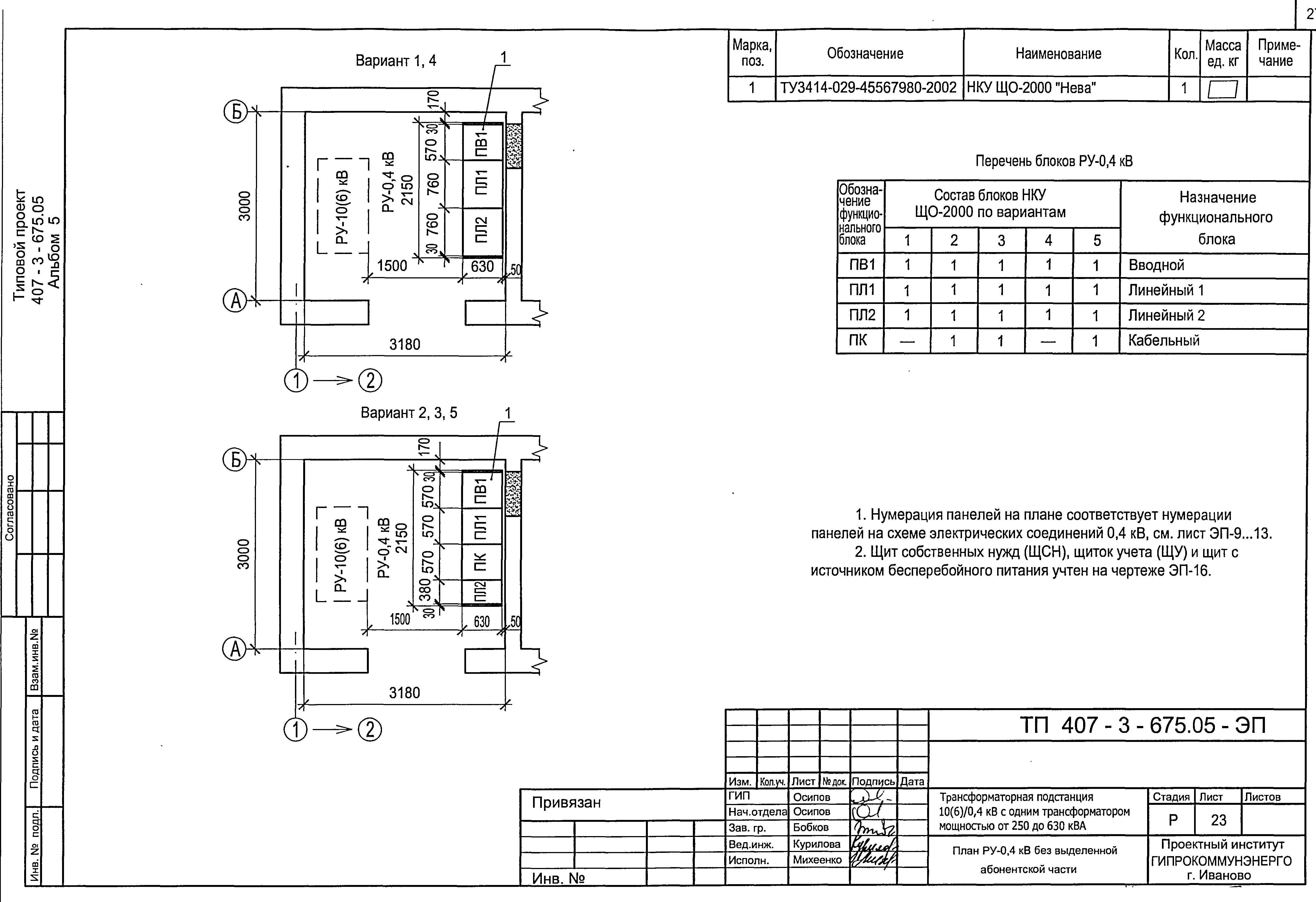 Типовой проект 407-3-675.05