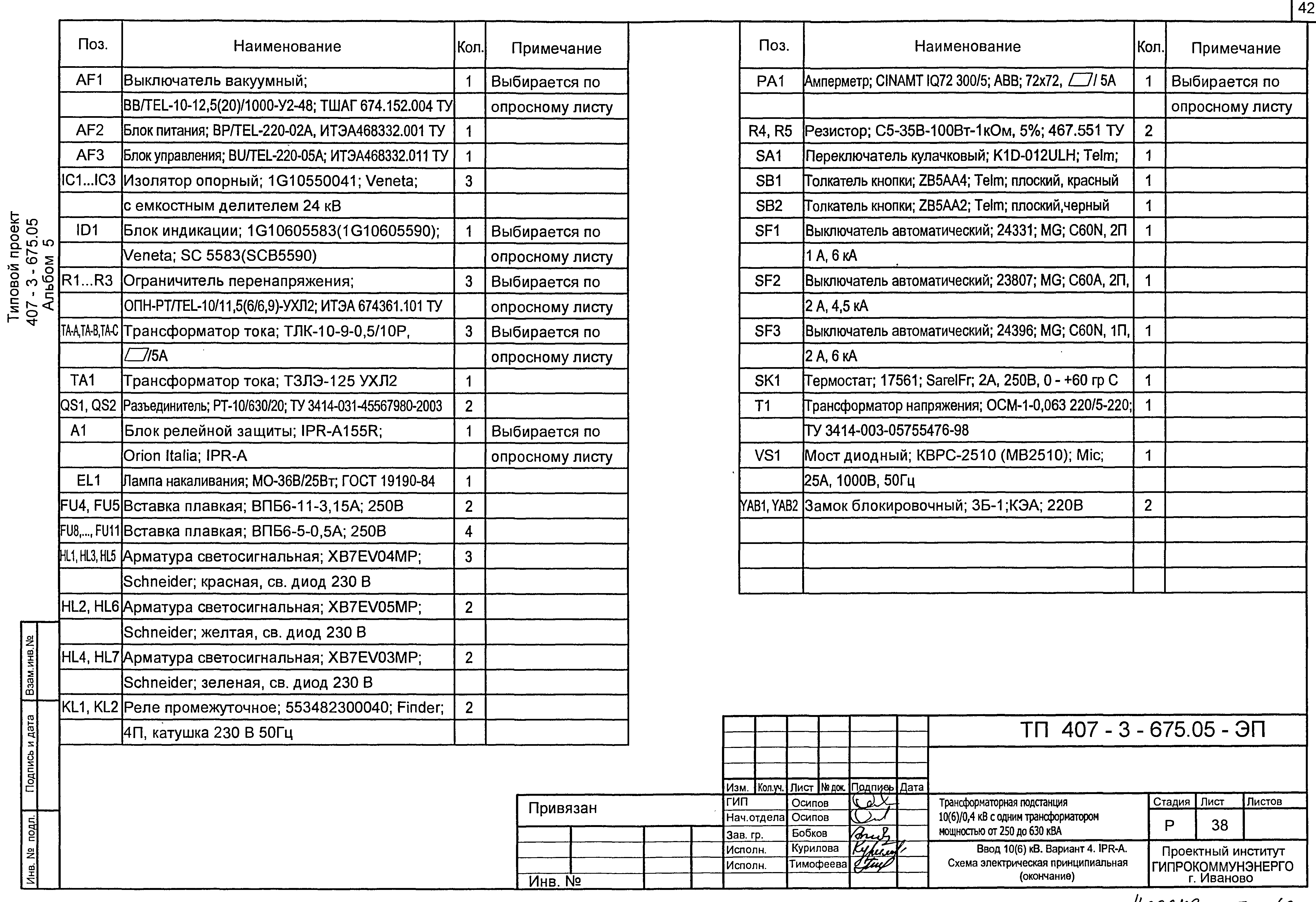 Типовой проект 407-3-675.05